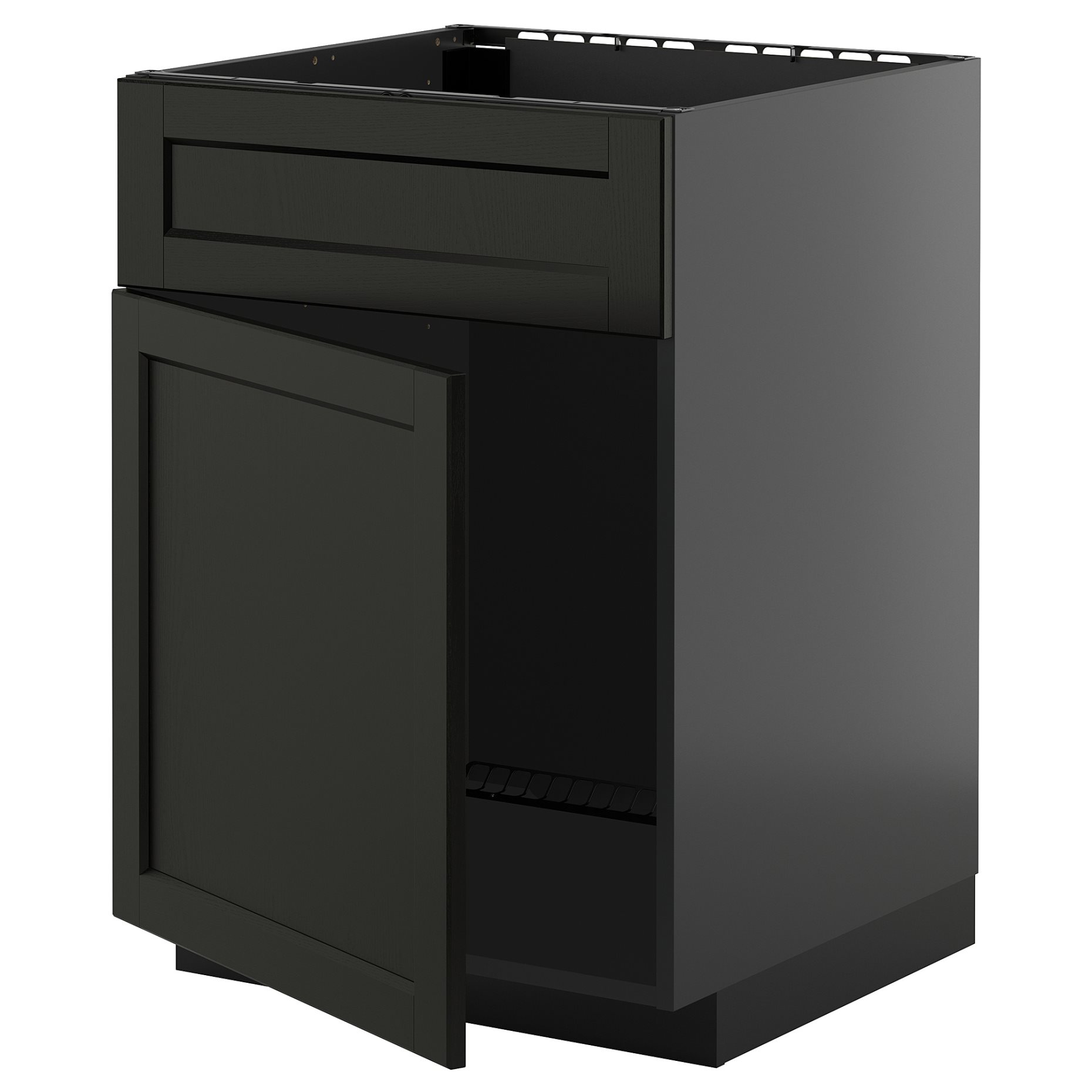 METOD, base cabinet for sink with door/front, 60x60 cm, 695.886.01
