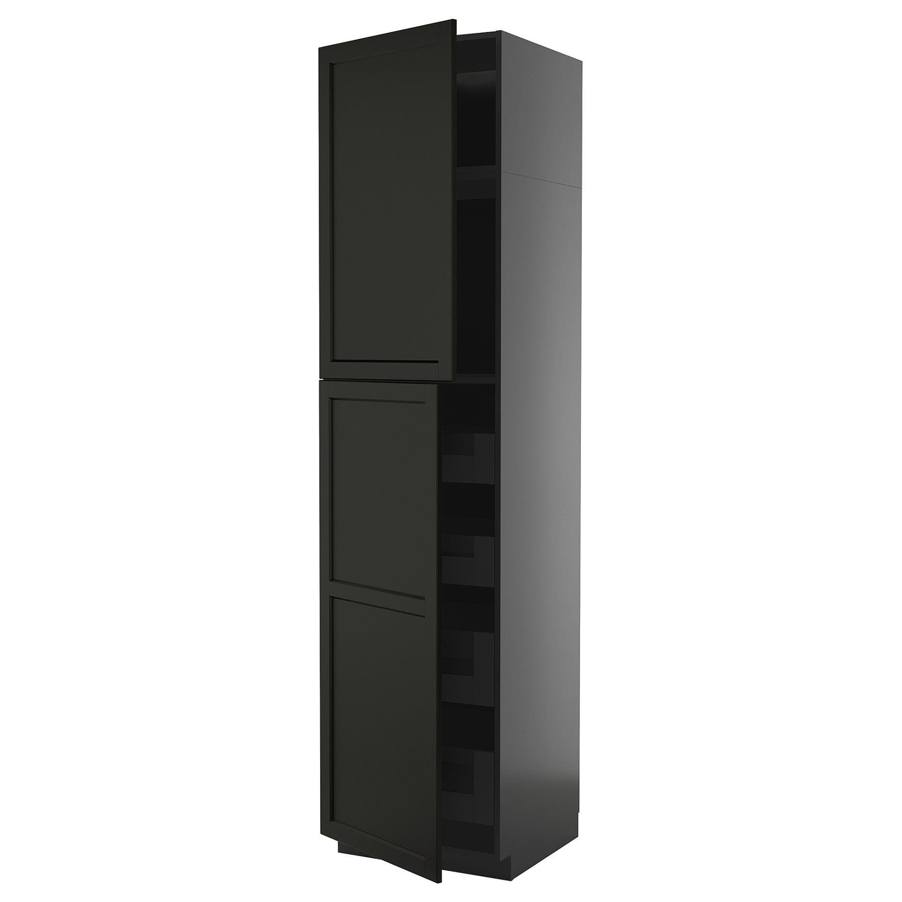 METOD/KNIVSHULT, high cabinet with 2 doors/4 drawers, 60x60x240 cm, 695.895.25