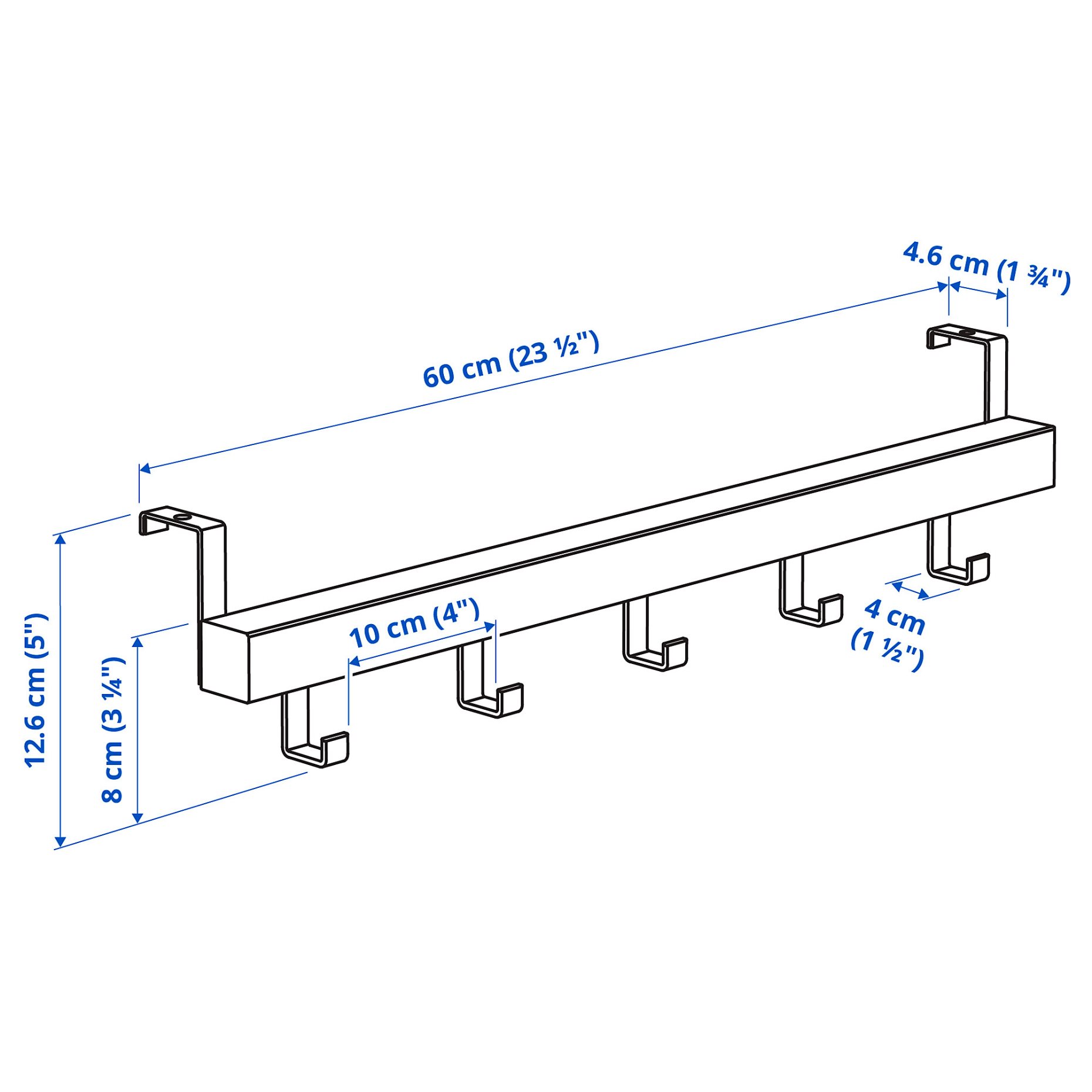 TJUSIG, hanger for door/wall, 702.426.56