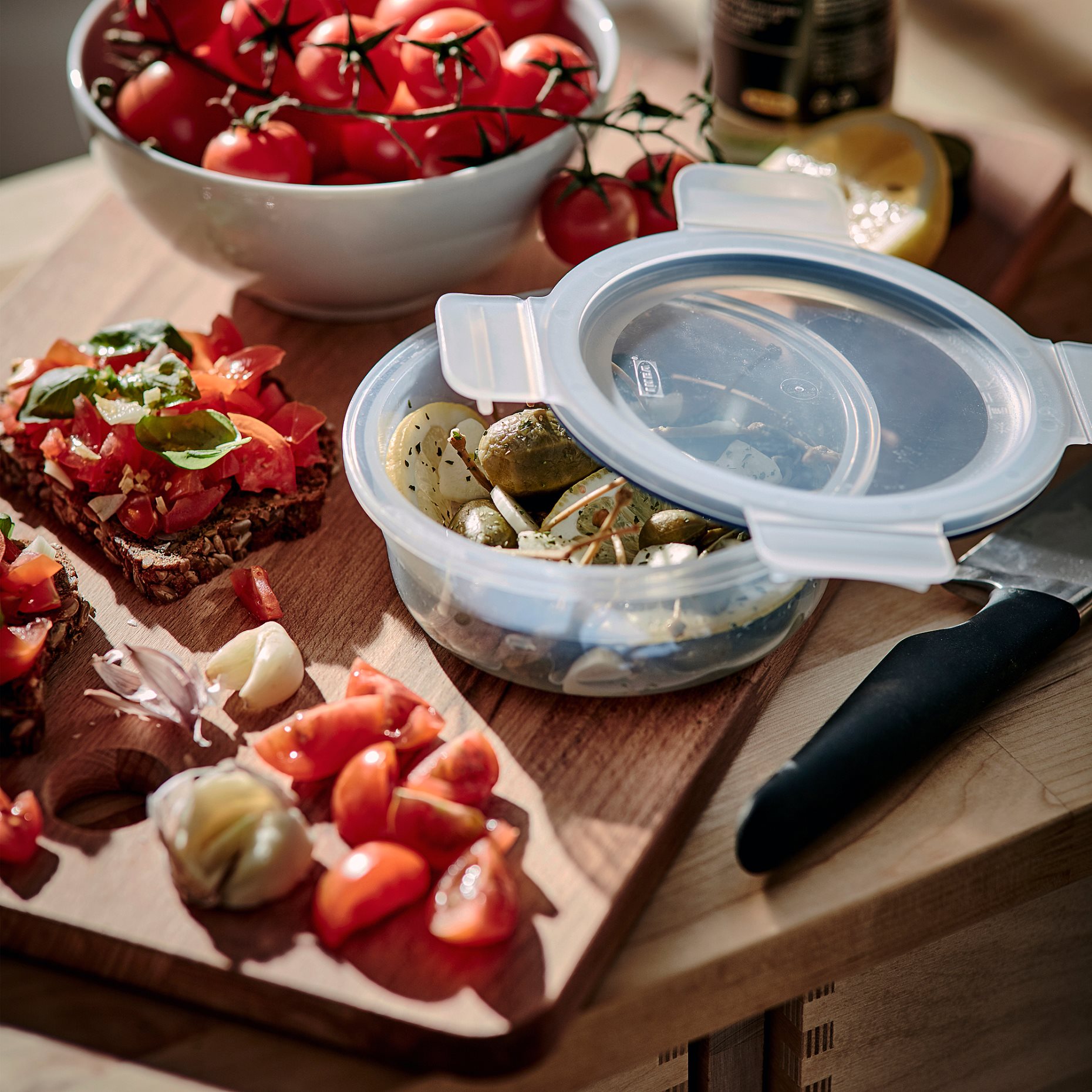 IKEA 365+, food container round/plastic, 450 ml, 703.591.42