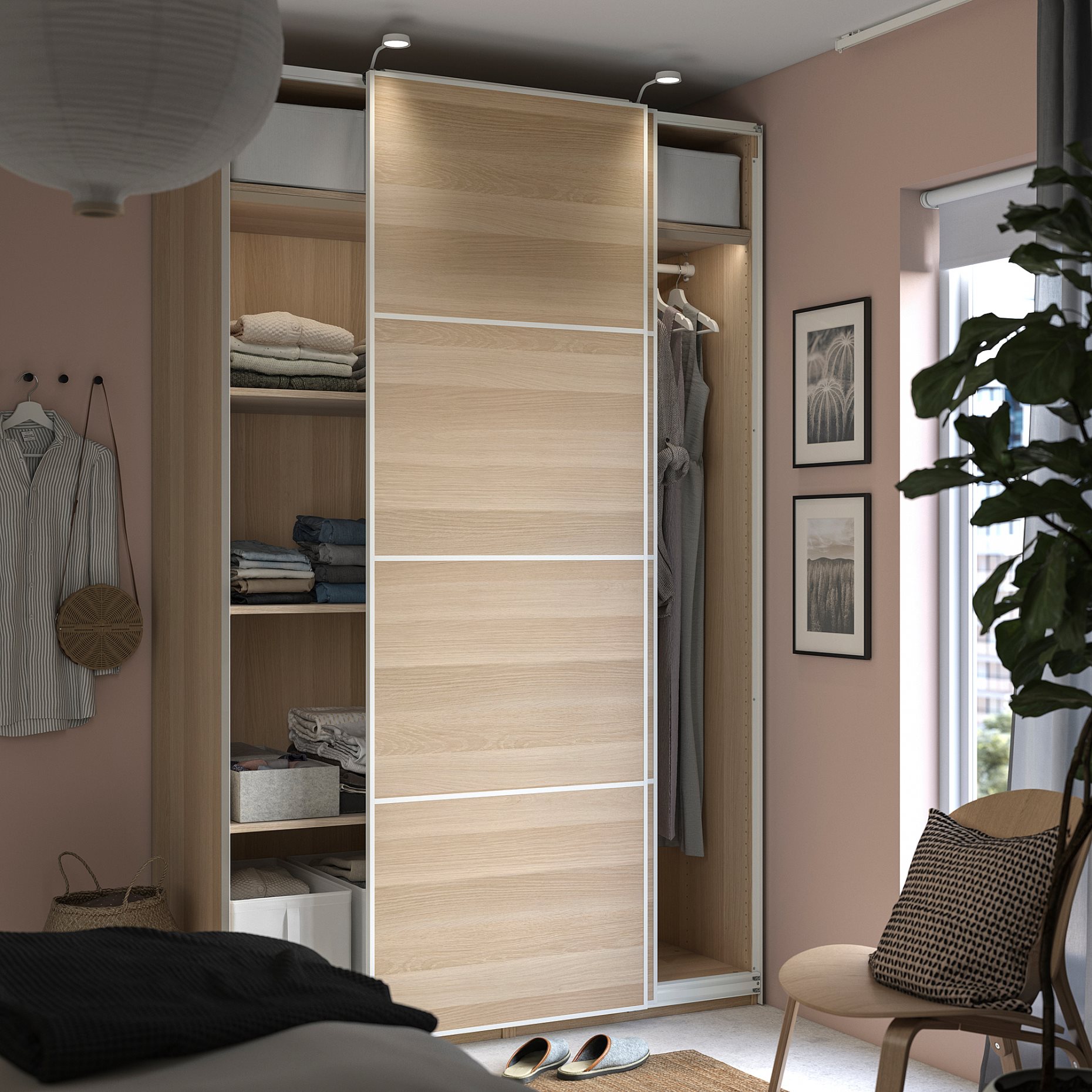 PAX, wardrobe frame, 75x58x236 cm, 704.582.36