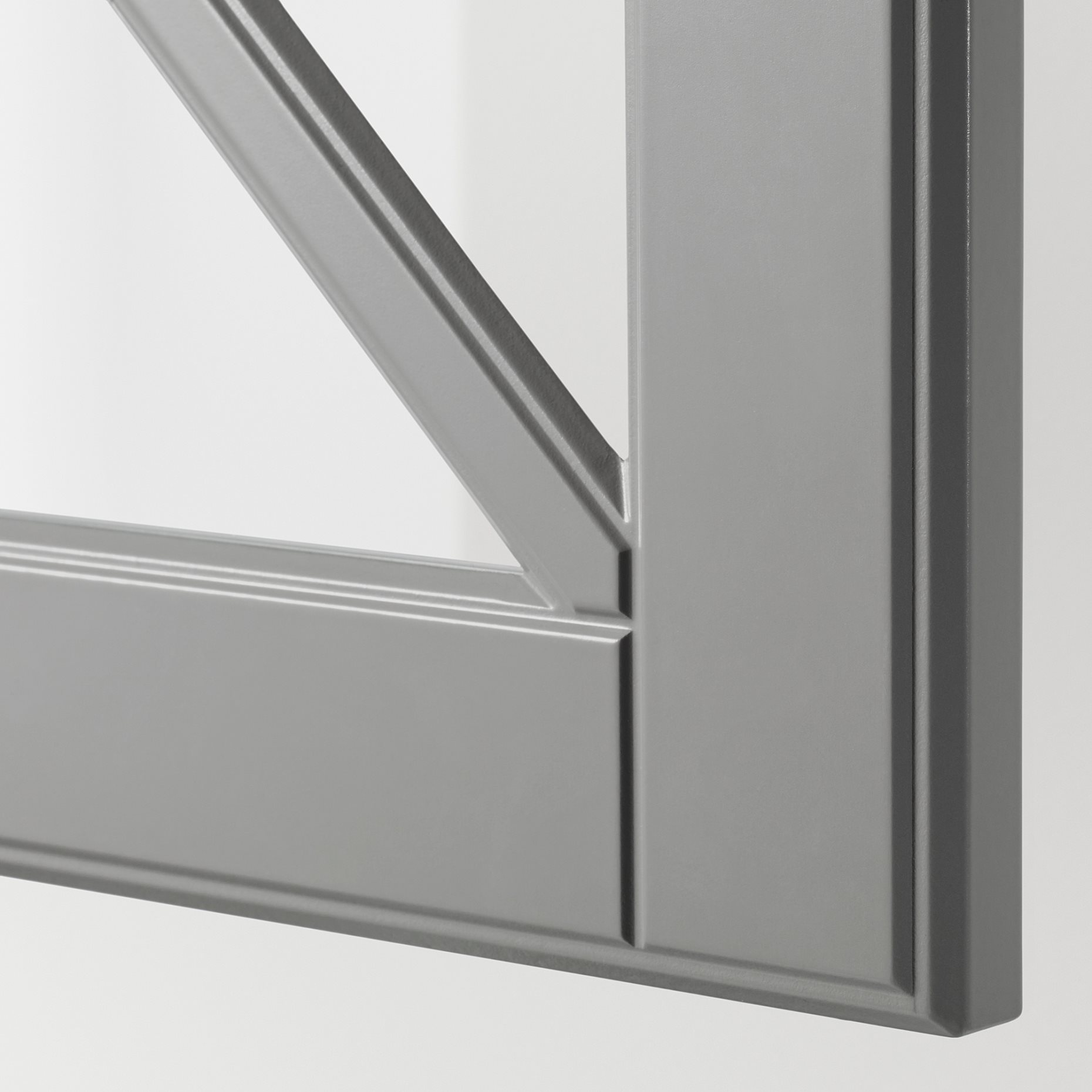 BODBYN, glass door with crossbar, 40x40 cm, 704.850.51