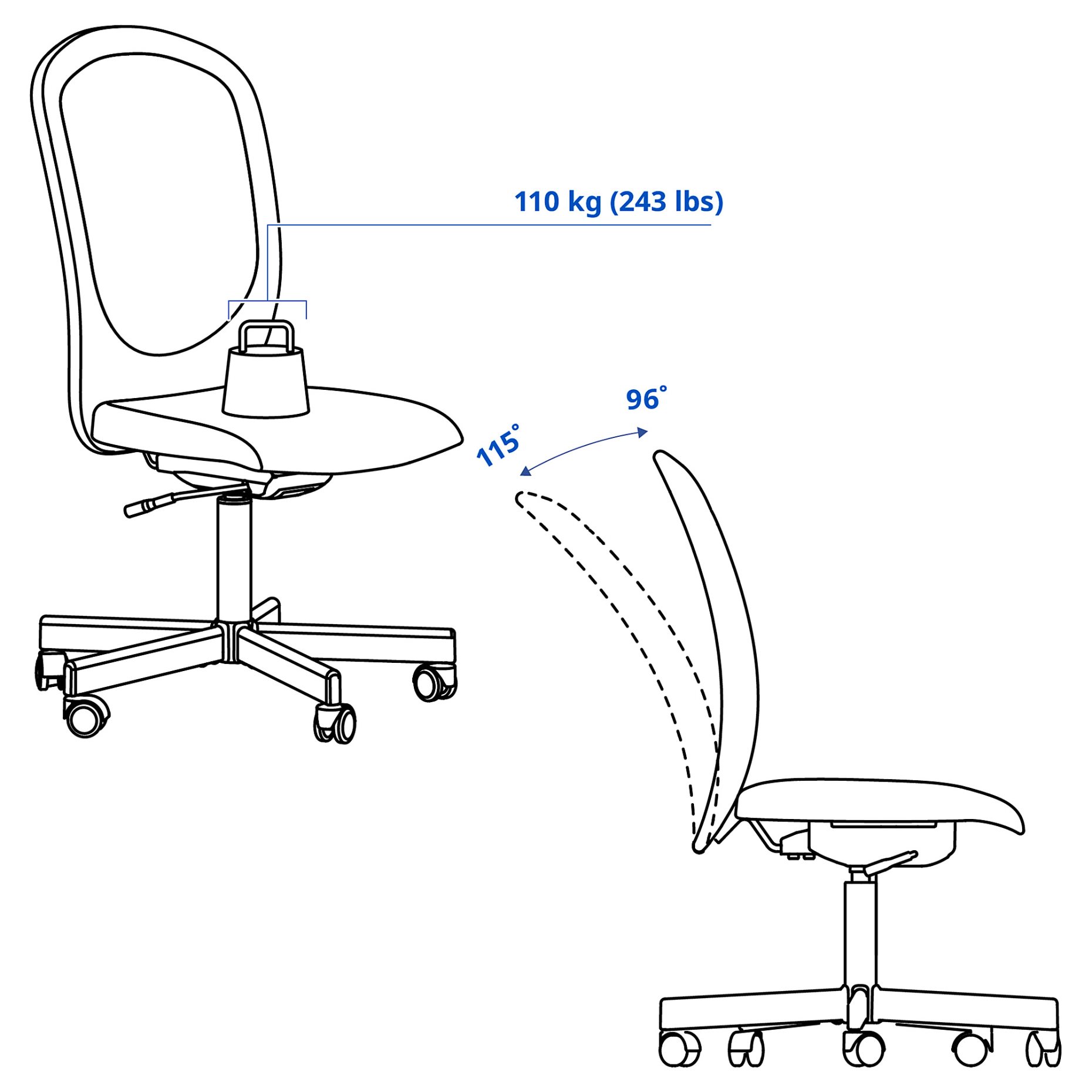 FLINTAN, office chair, 704.922.02