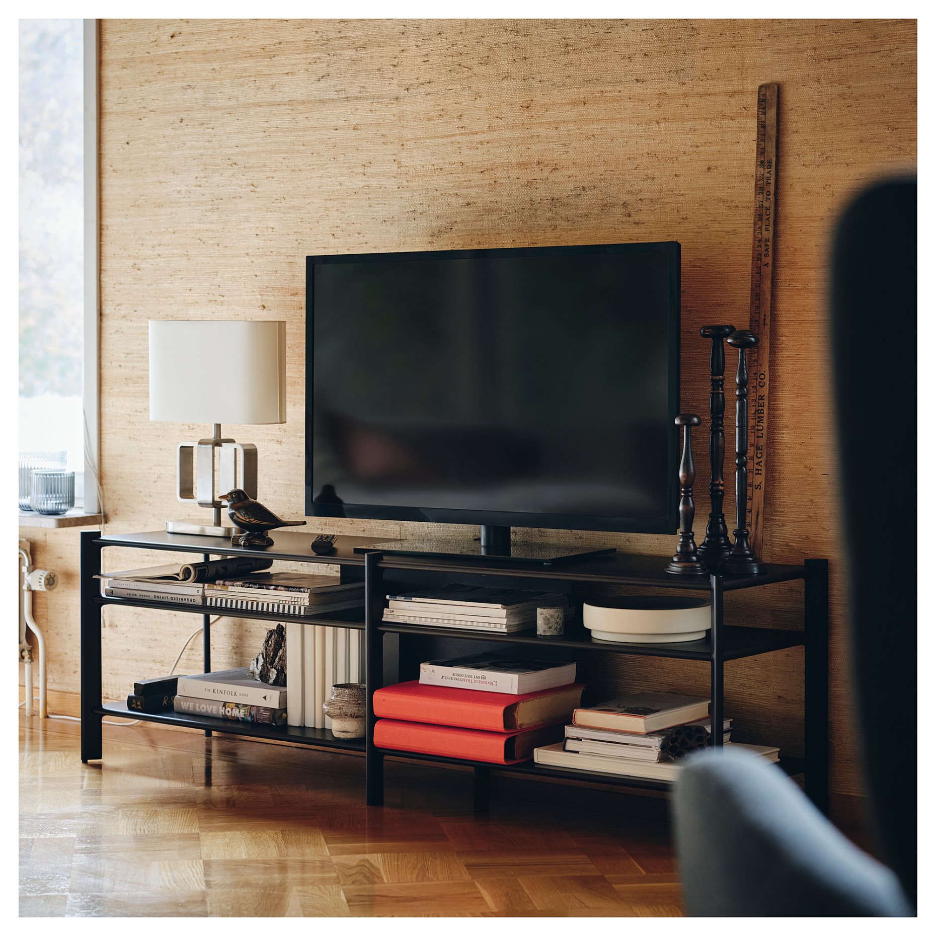 JÄTTESTA, έπιπλο TV, 160x40x49 cm, 705.089.34