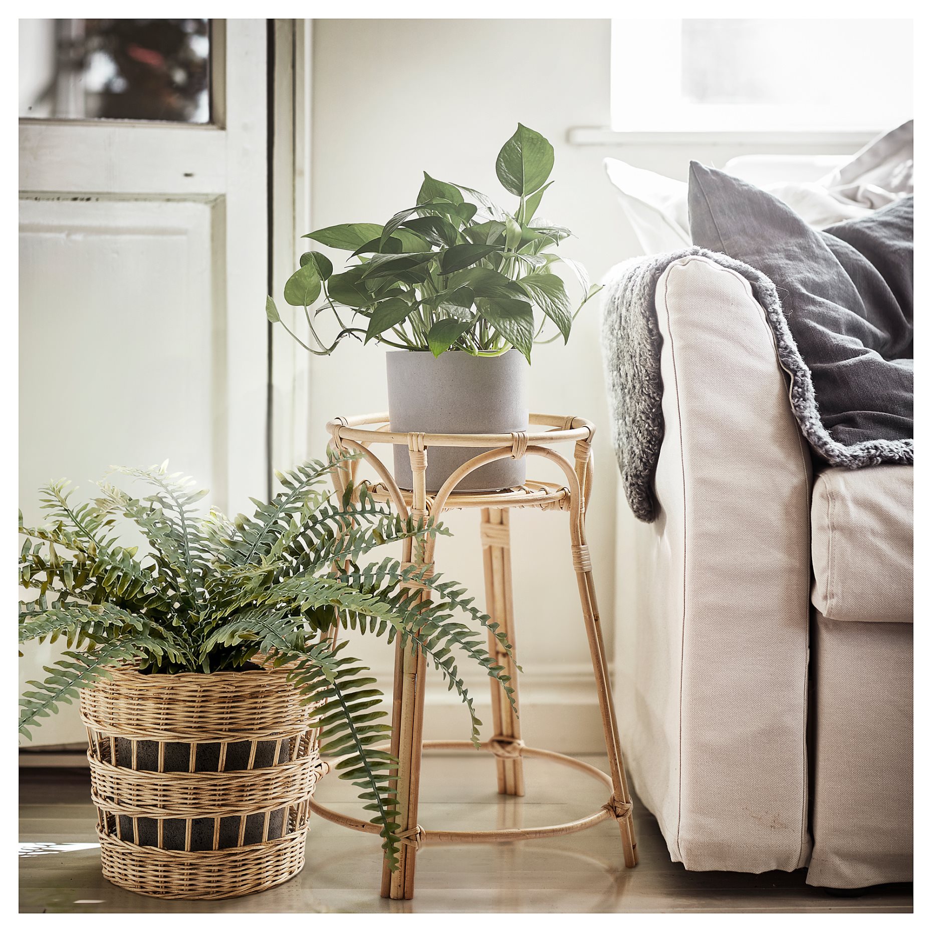 TOLKNING, plant stand/handmade, 66 cm, 705.126.86