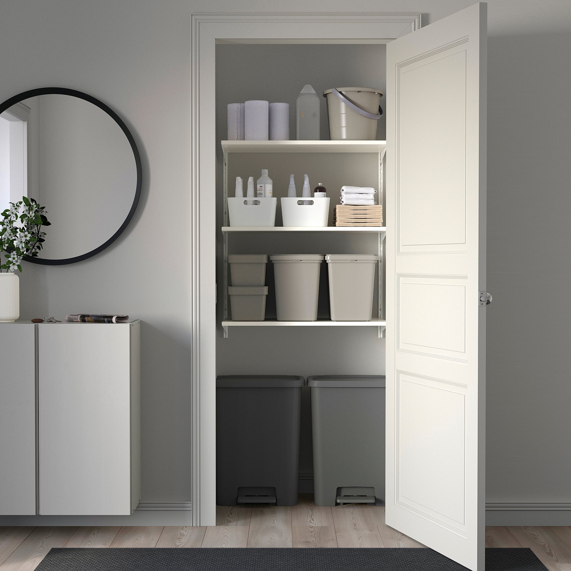 KNÖCKLA, pedal bin, 50 l, 705.141.00