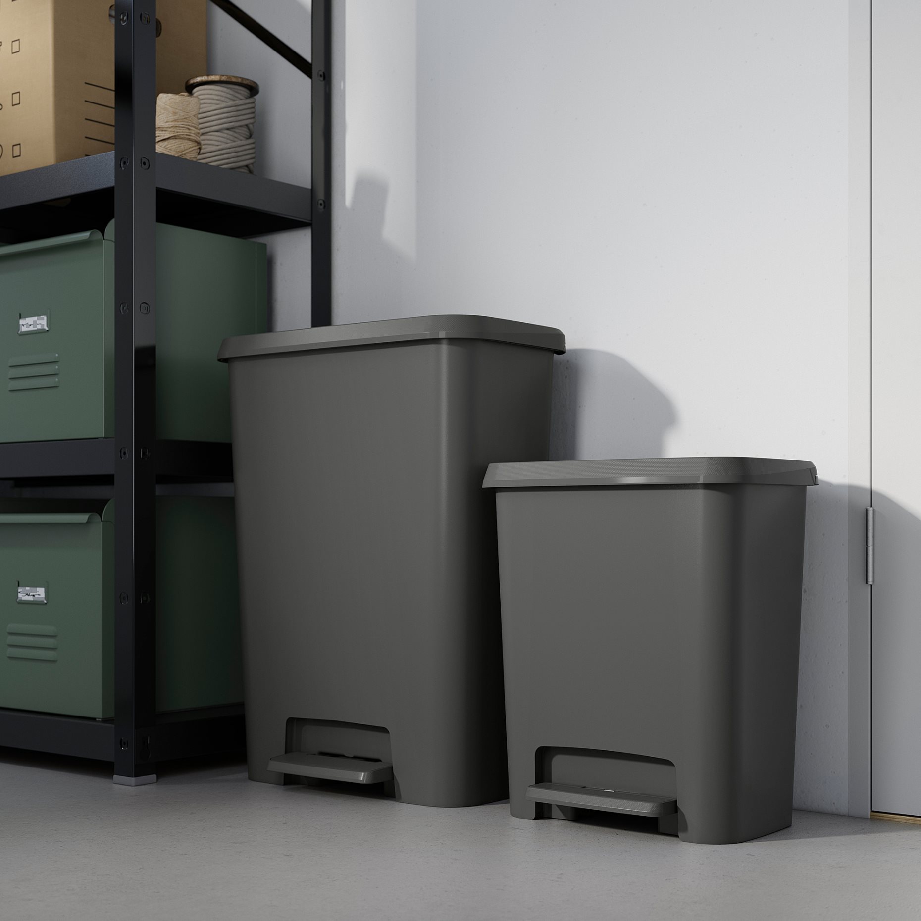 KNÖCKLA, pedal bin, 50 l, 705.141.00
