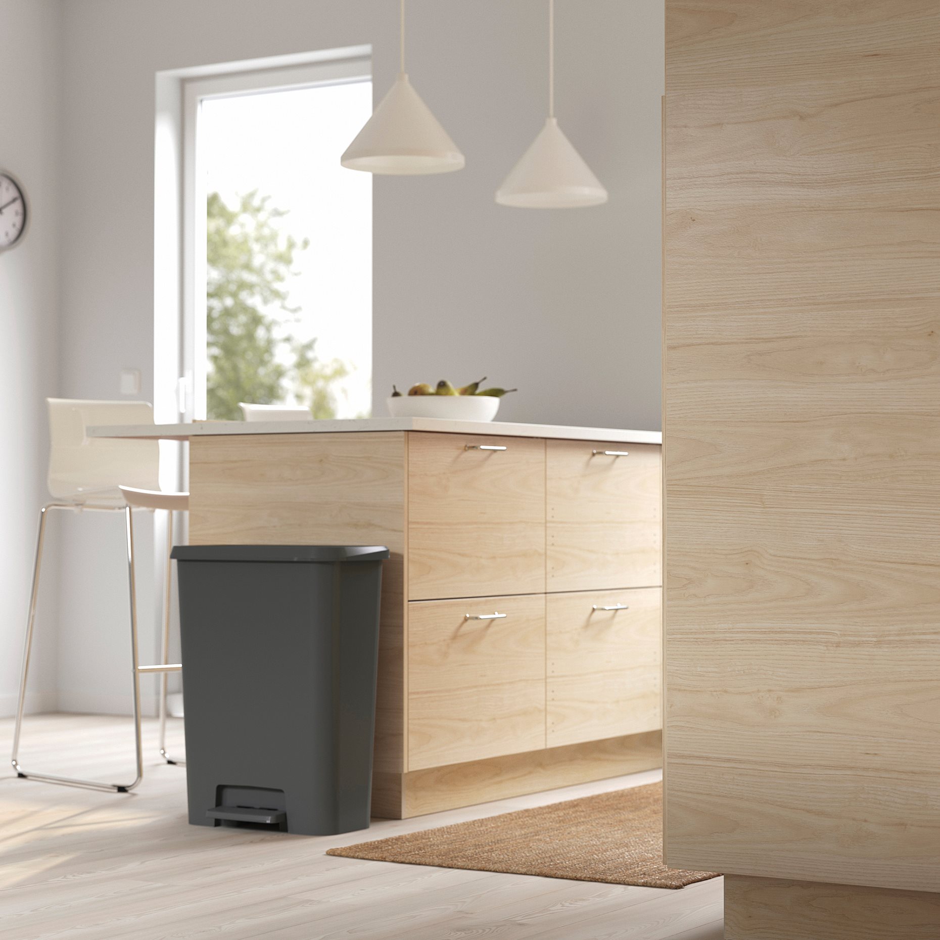 KNÖCKLA, pedal bin, 50 l, 705.141.00