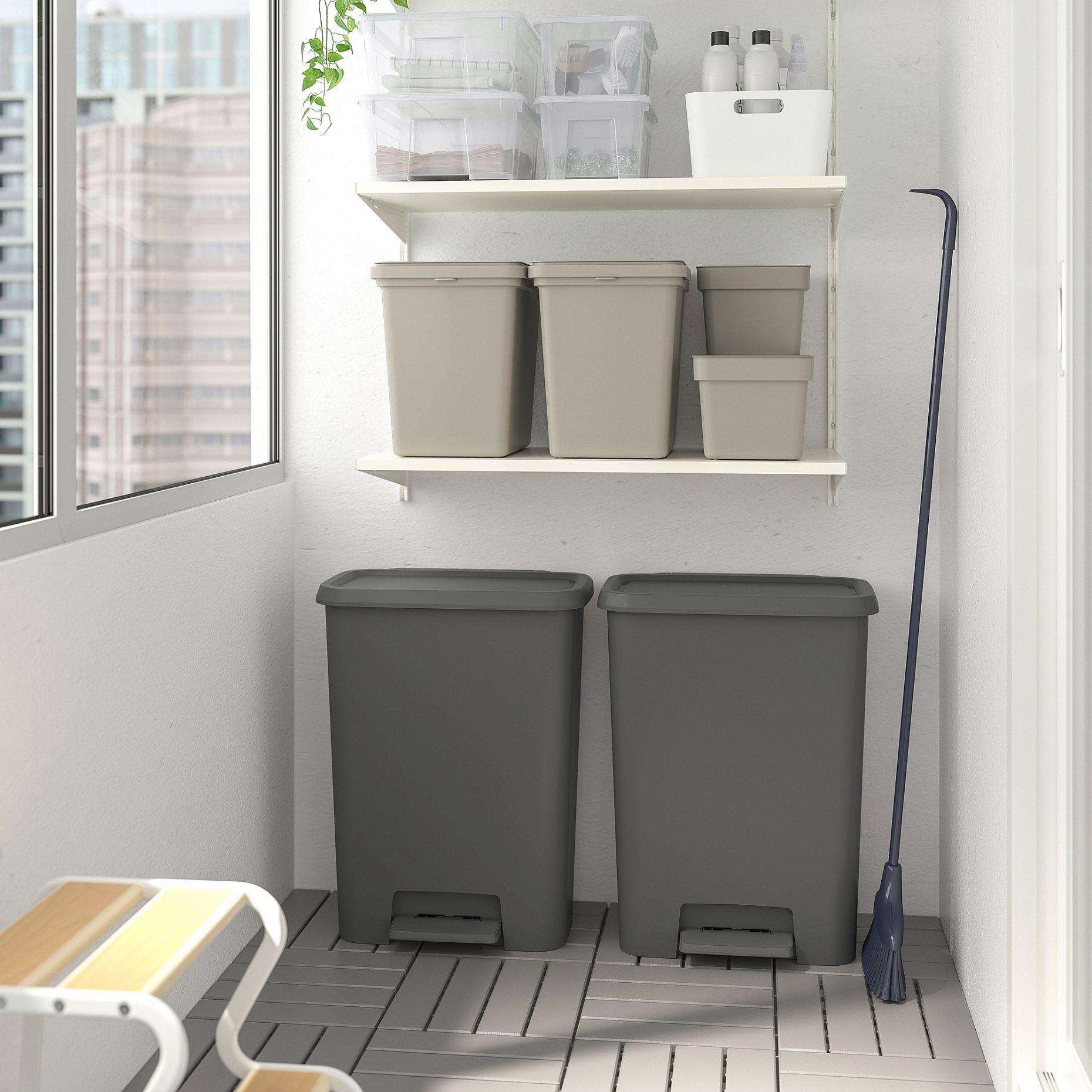 KNÖCKLA, pedal bin, 50 l, 705.141.00