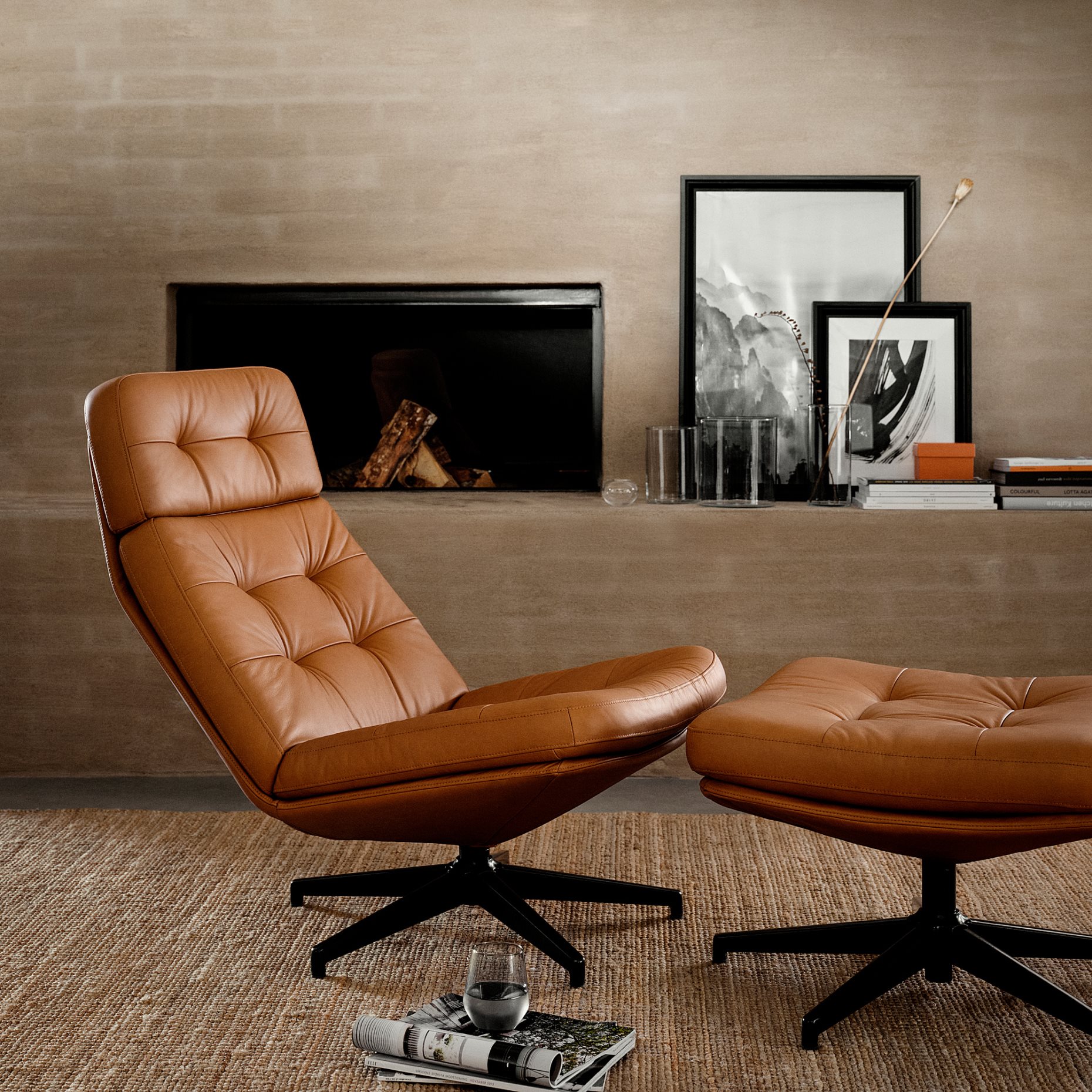 HAVBERG, swivel armchair, 705.151.09