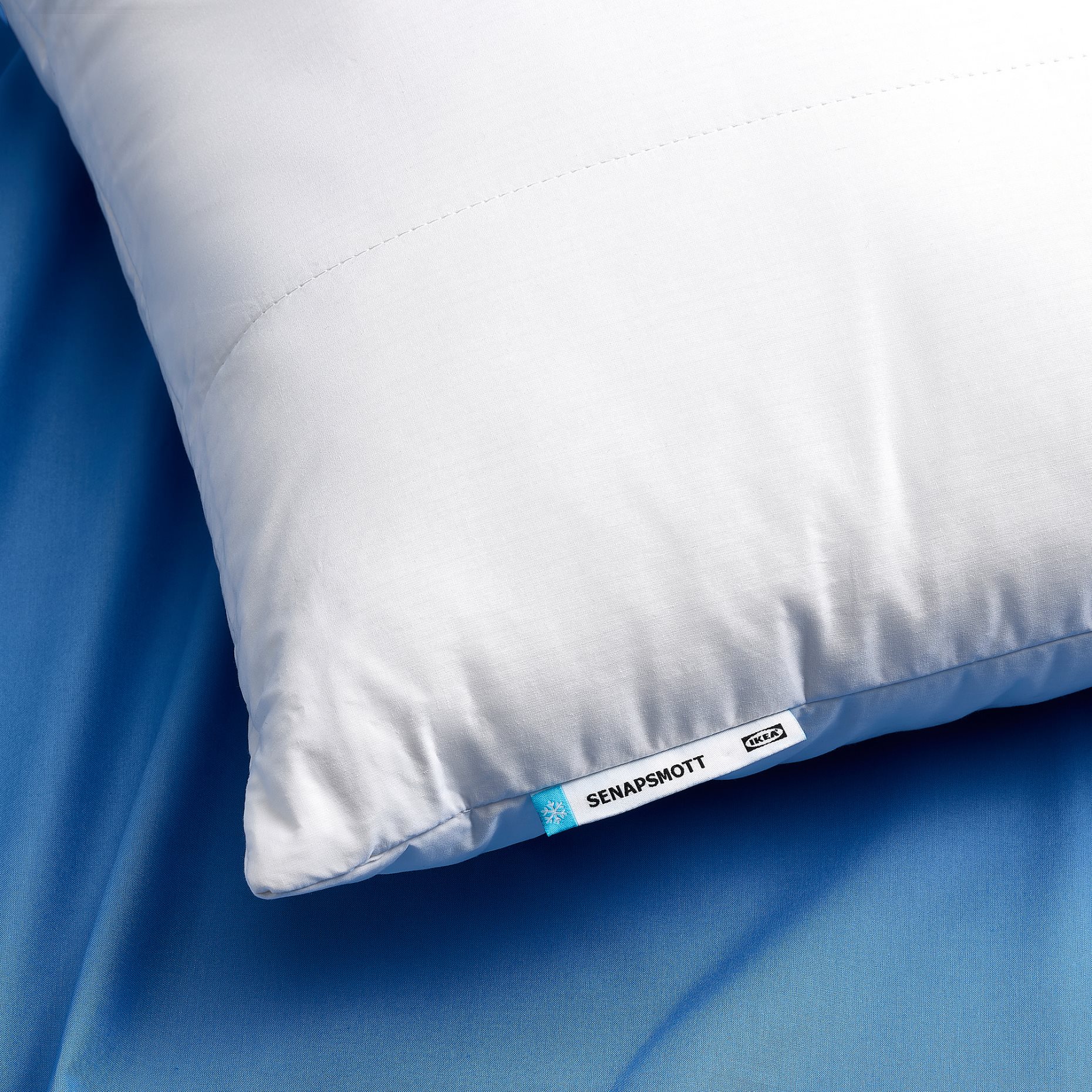 SENAPSMOTT, μαξιλάρι ψηλό, ύπνος πλάι/ανάσκελα με δροσιστικό ύφασμα, 50x60 cm, 705.197.01