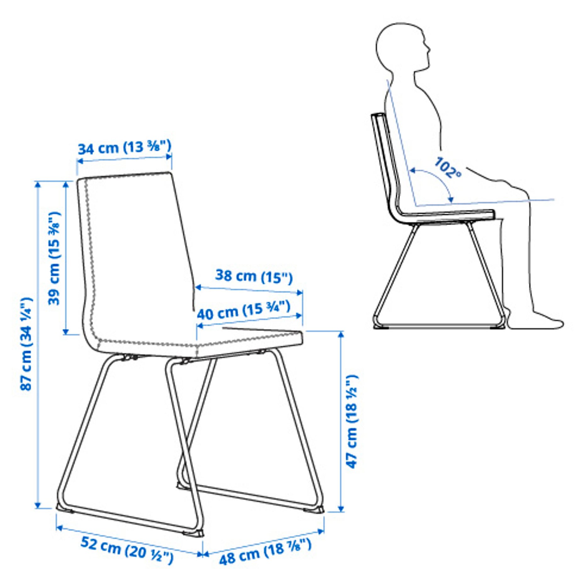 LILLÅNÄS, chair, 705.347.54