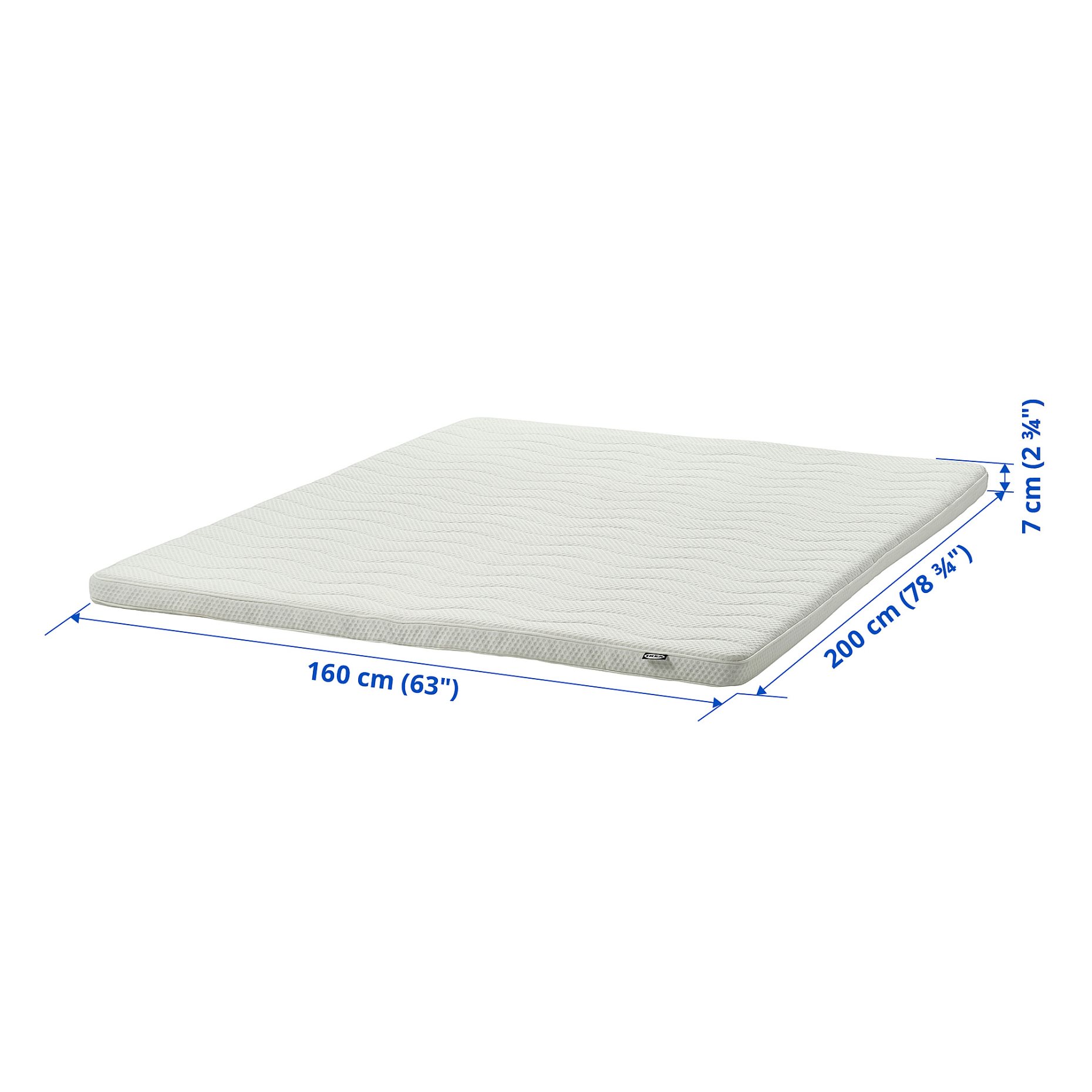 NORRSELE, mattress pad, 160x200 cm, 705.585.61