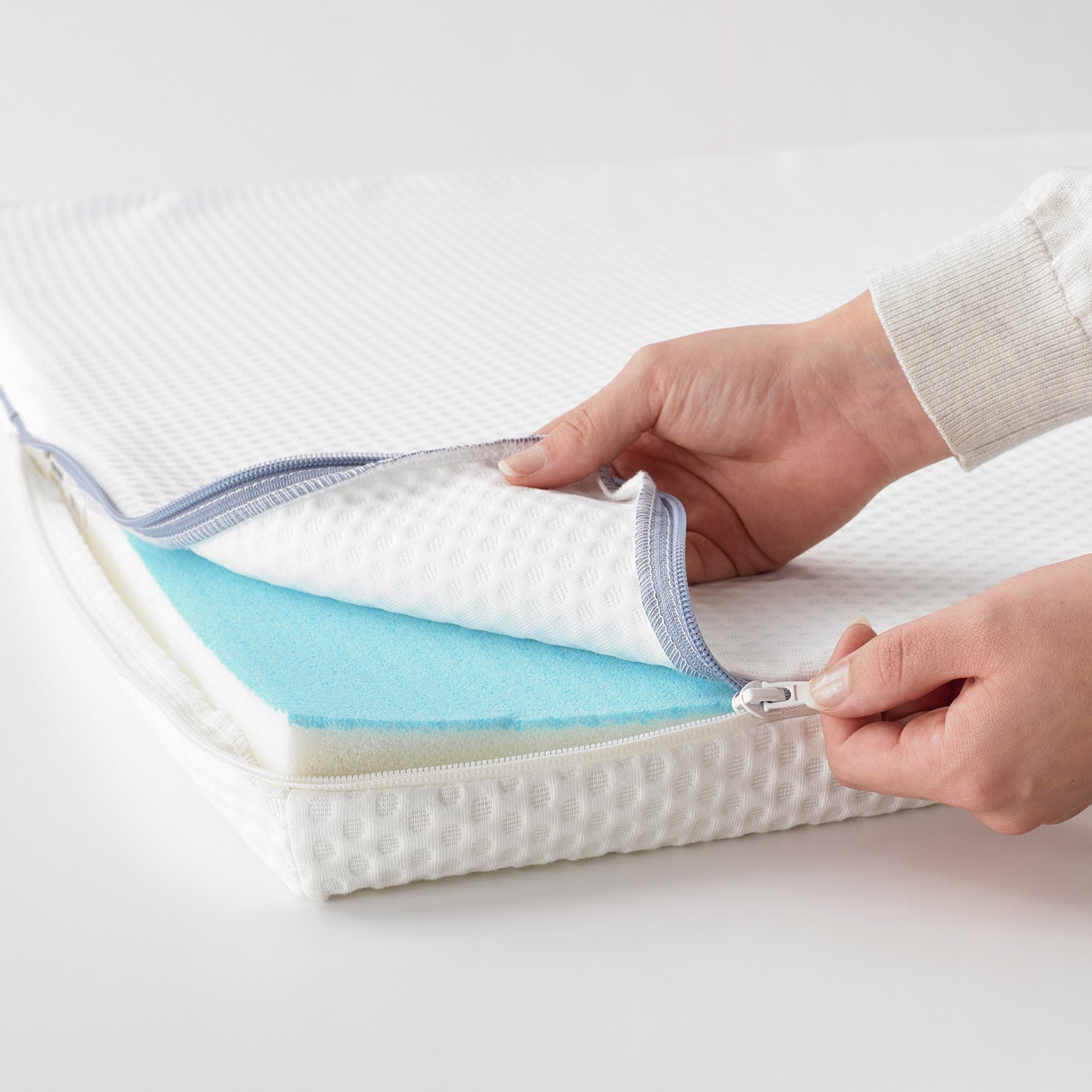 NÄSTABERG, mattress pad, 90x200 cm, 705.596.31