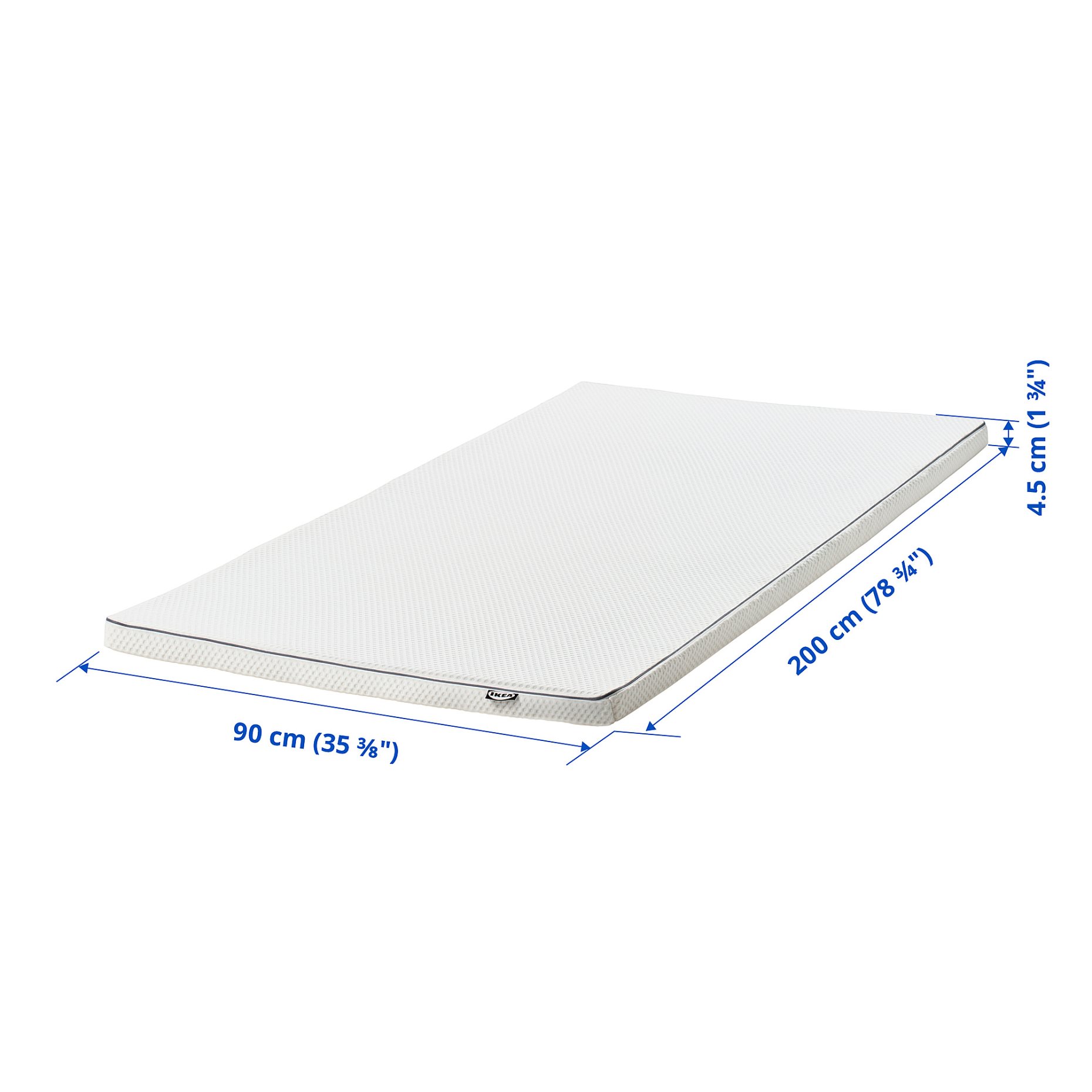 NÄSTABERG, mattress pad, 90x200 cm, 705.596.31