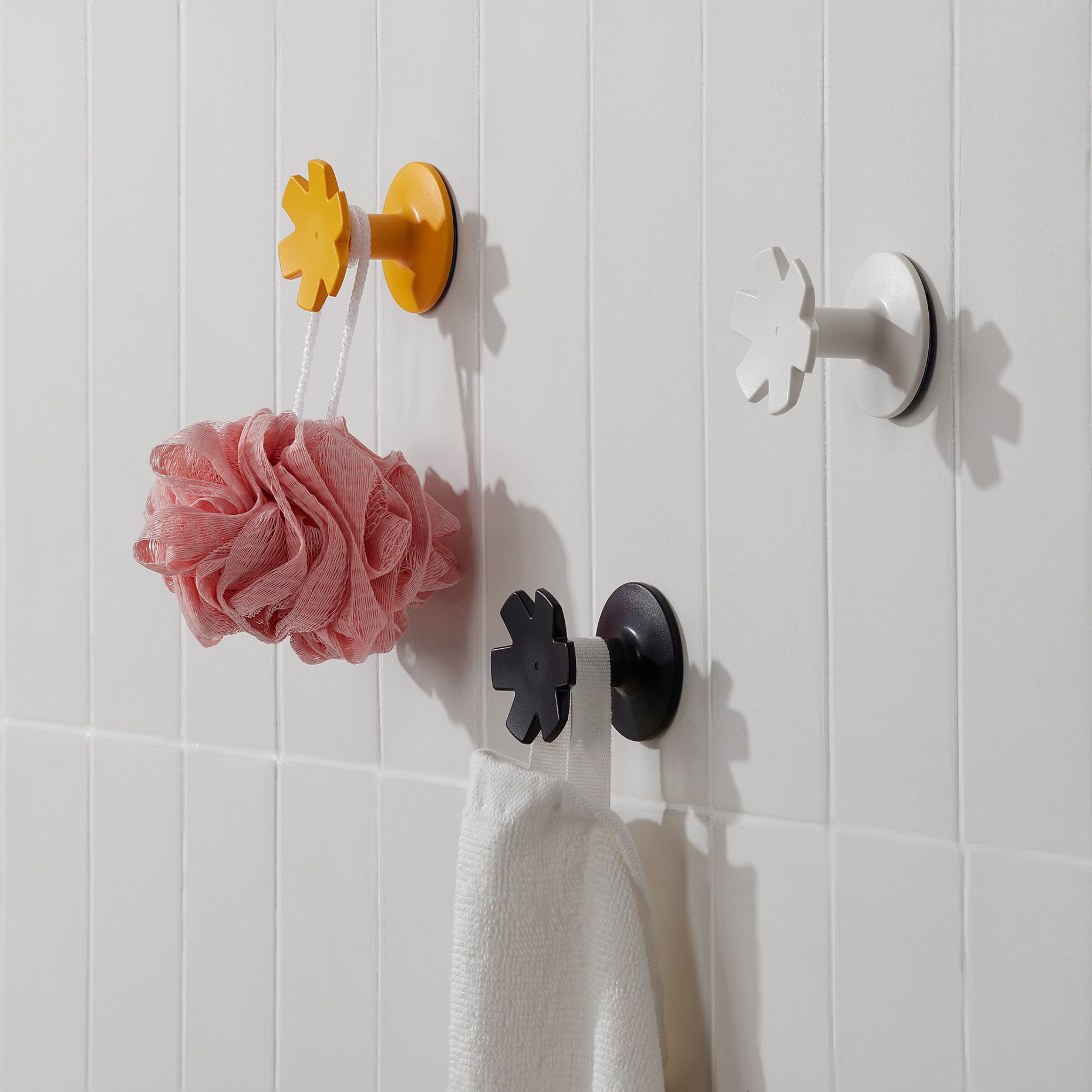 JORDBORR, hook self-adhesive/snowflake, 3 pack, 705.637.13