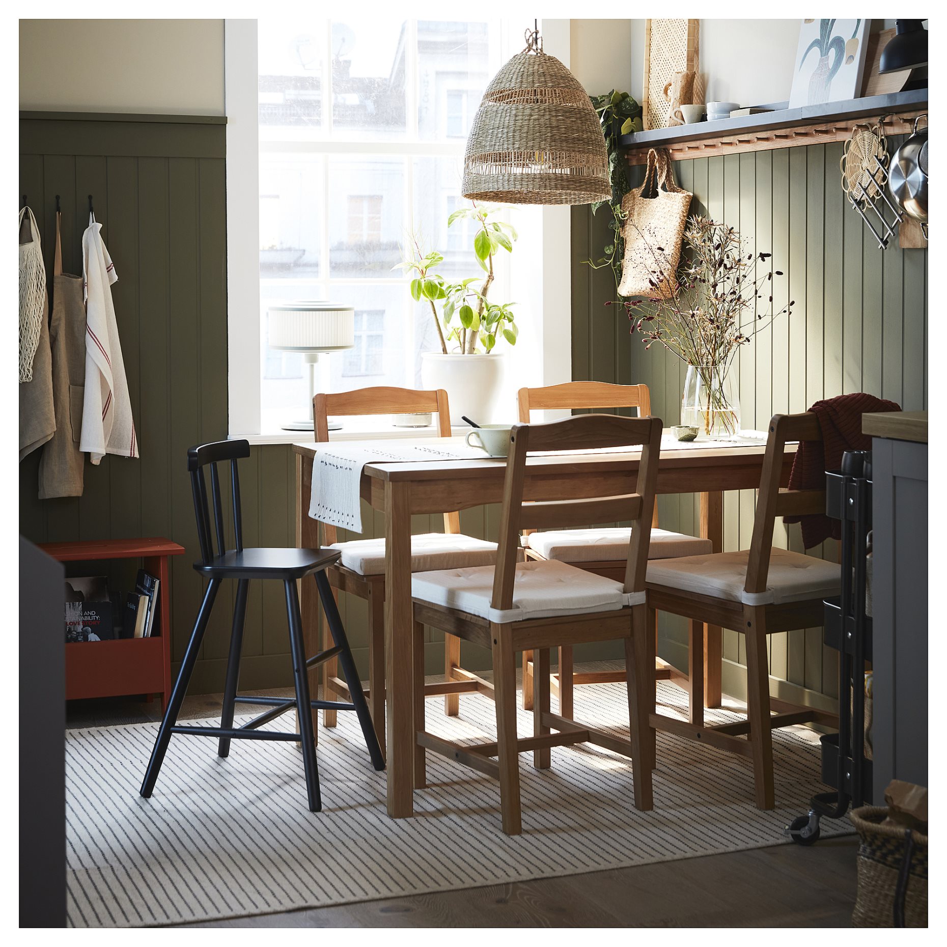 STARREKLINTE, χαλί χαμηλή πλέξη, 155x220 cm, 705.691.35