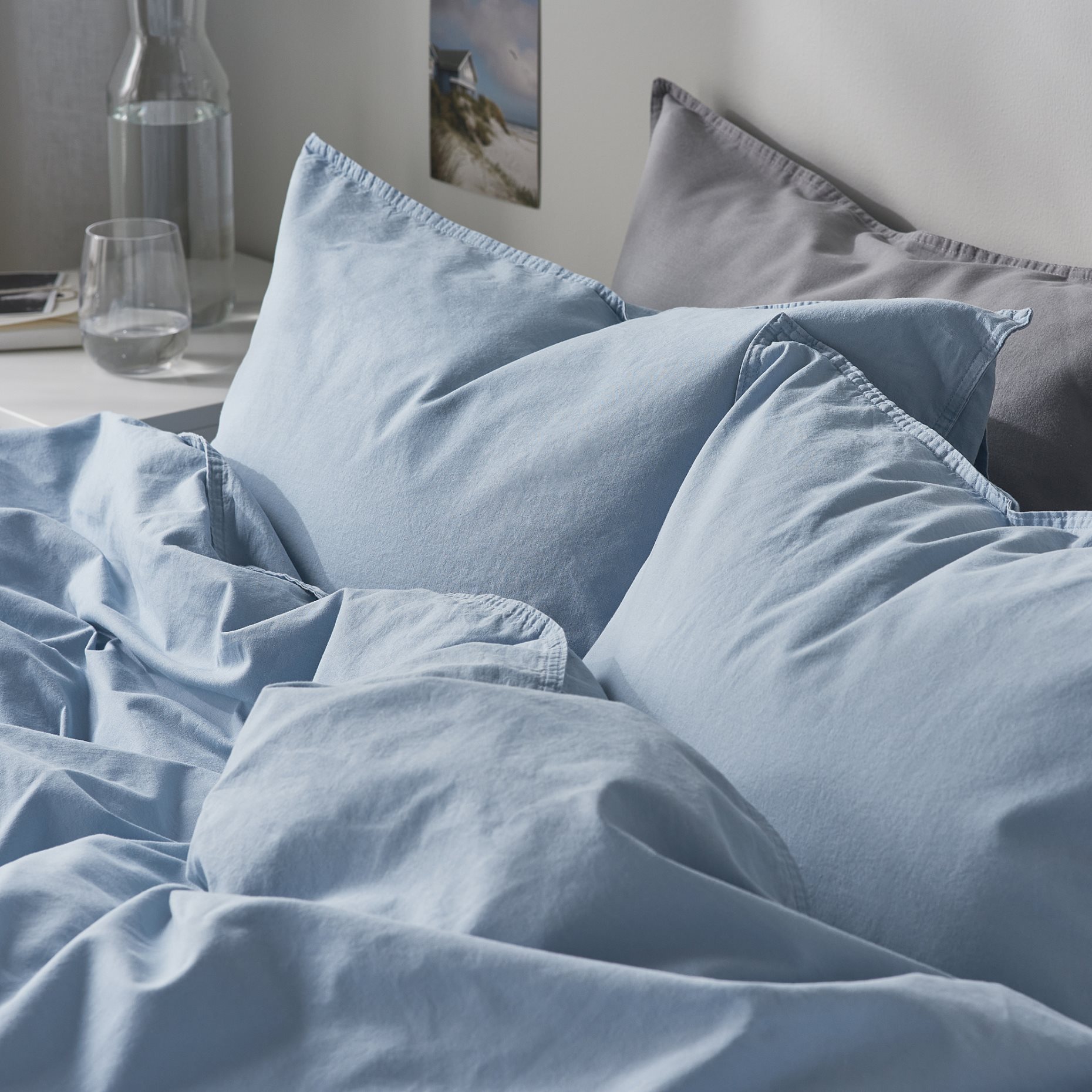 ÄNGSLILJA, duvet cover and pillowcase, 150x200/50x60 cm, 705.852.20