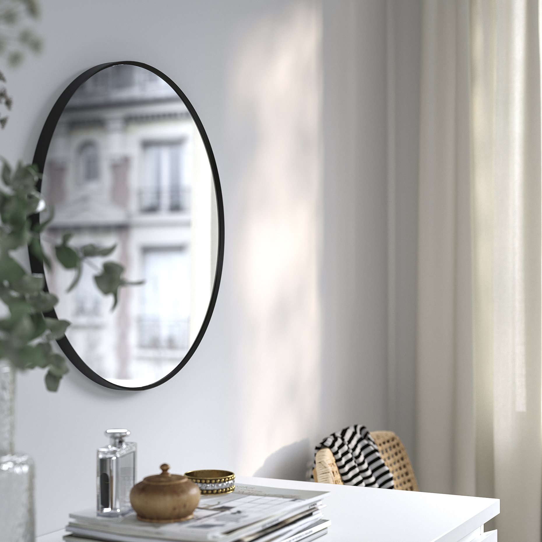 LINDBYN, mirror, 50 cm, 705.904.48