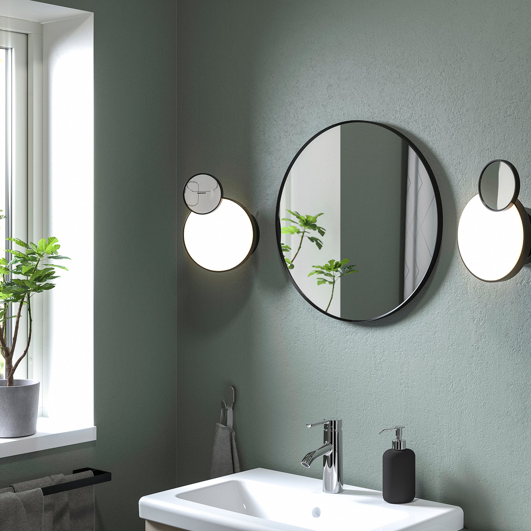 LINDBYN, mirror, 50 cm, 705.904.48