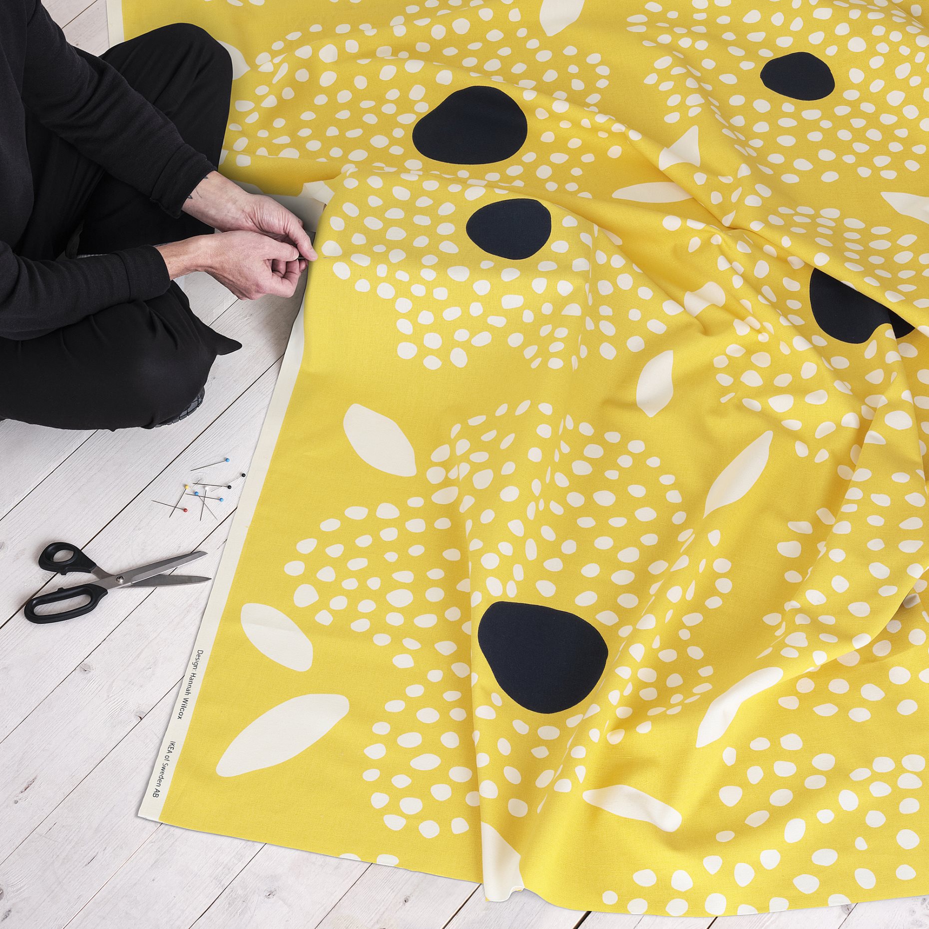 BUSKOPUNTIA, pre-cut fabric, 150x300 cm, 706.081.46