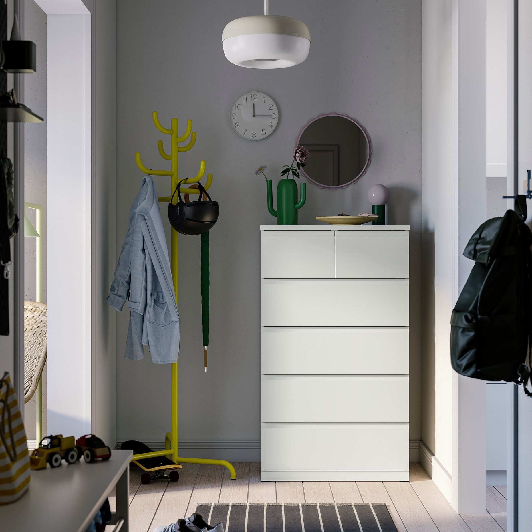 STORKLINTA, chest of 6 drawers,, 706.275.45