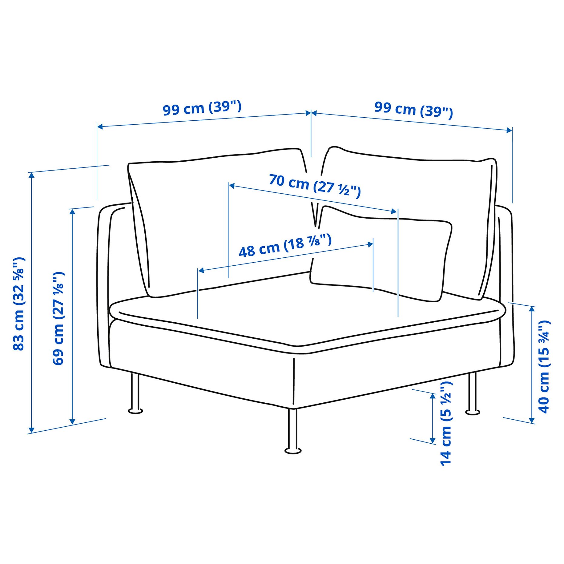 SÖDERHAMN, corner section, 793.056.25