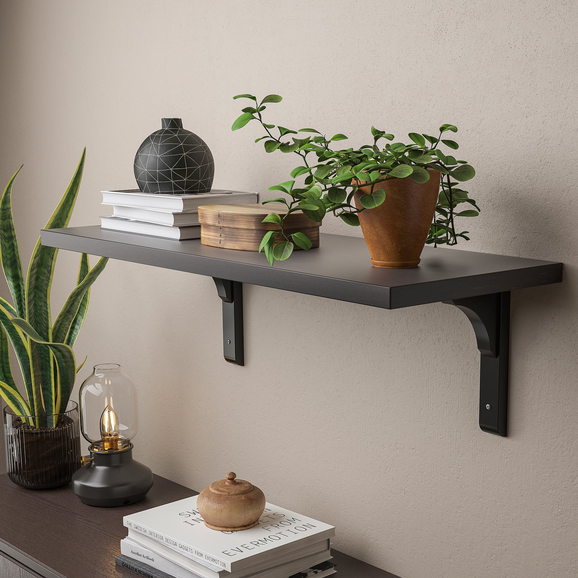 BERGSHULT/RAMSHULT, wall shelf, 793.254.64