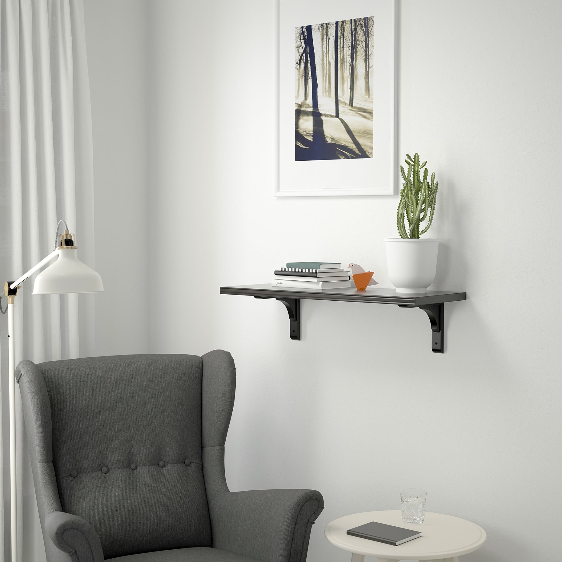 BERGSHULT/RAMSHULT, wall shelf, 793.254.64