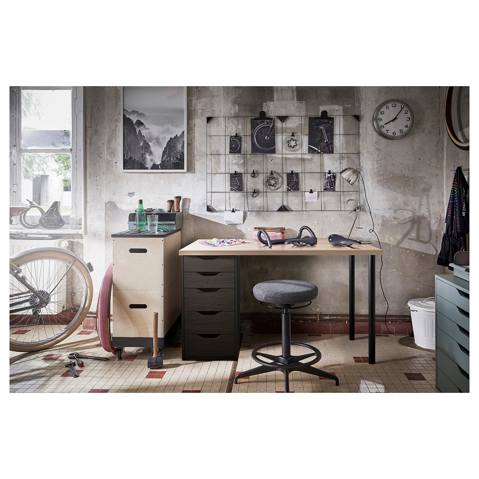 LAGKAPTEN/ALEX, γραφείο, 120x60 cm, 794.169.68