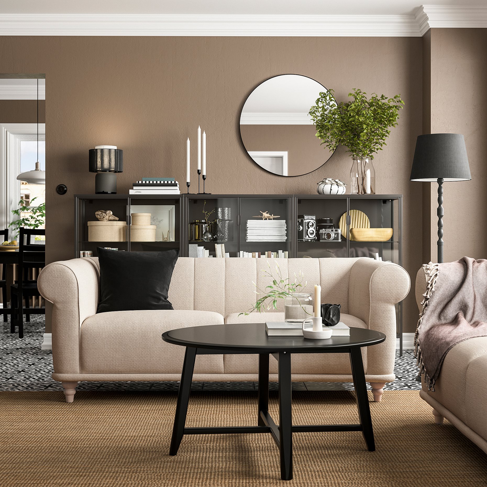 VISKAFORS, 2-seat sofa, 794.432.12