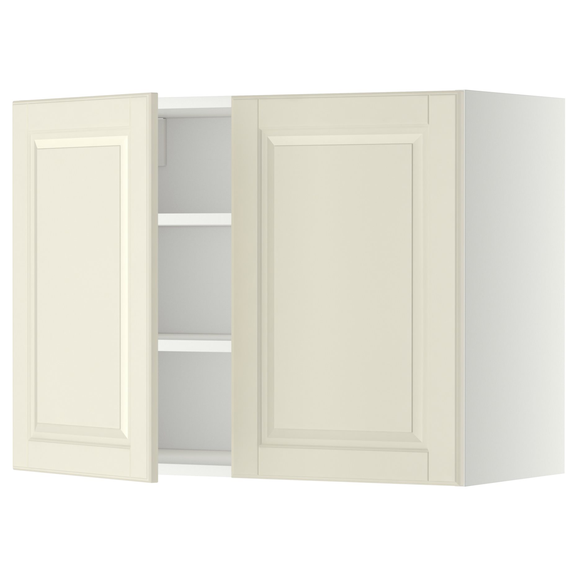METOD, wall cabinet with shelves/2 doors, 80x60 cm, 794.614.61