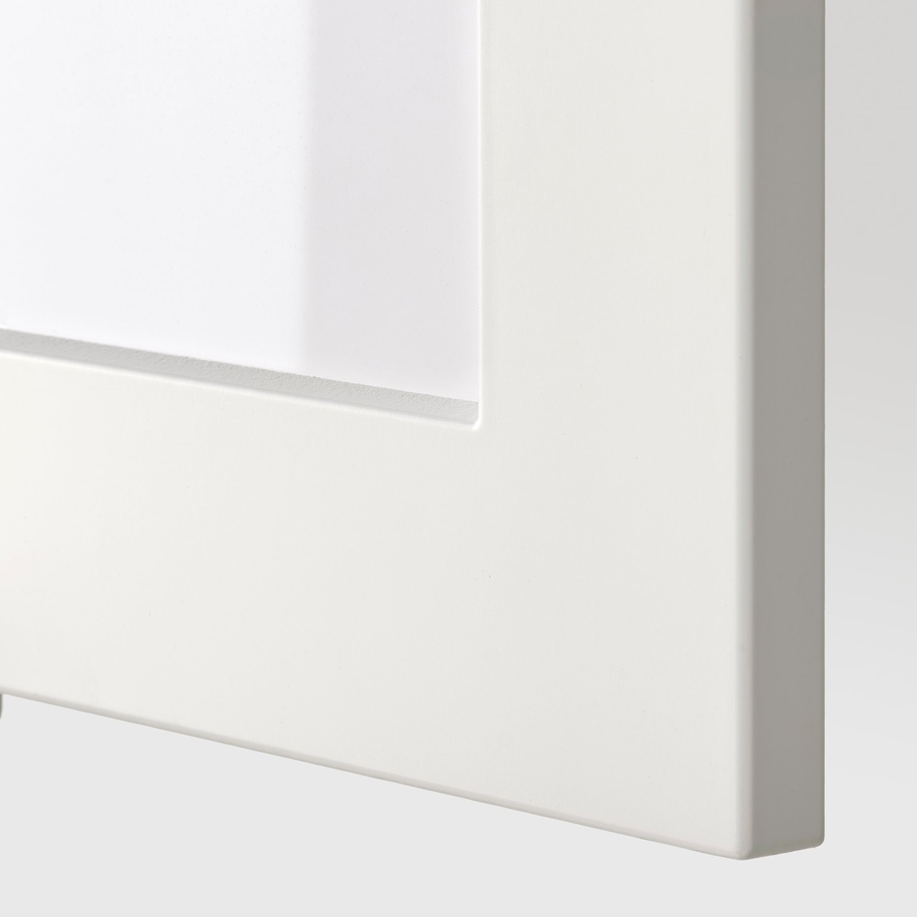 METOD, wall cabinet with shelves/glass door, 40x80 cm, 794.621.87