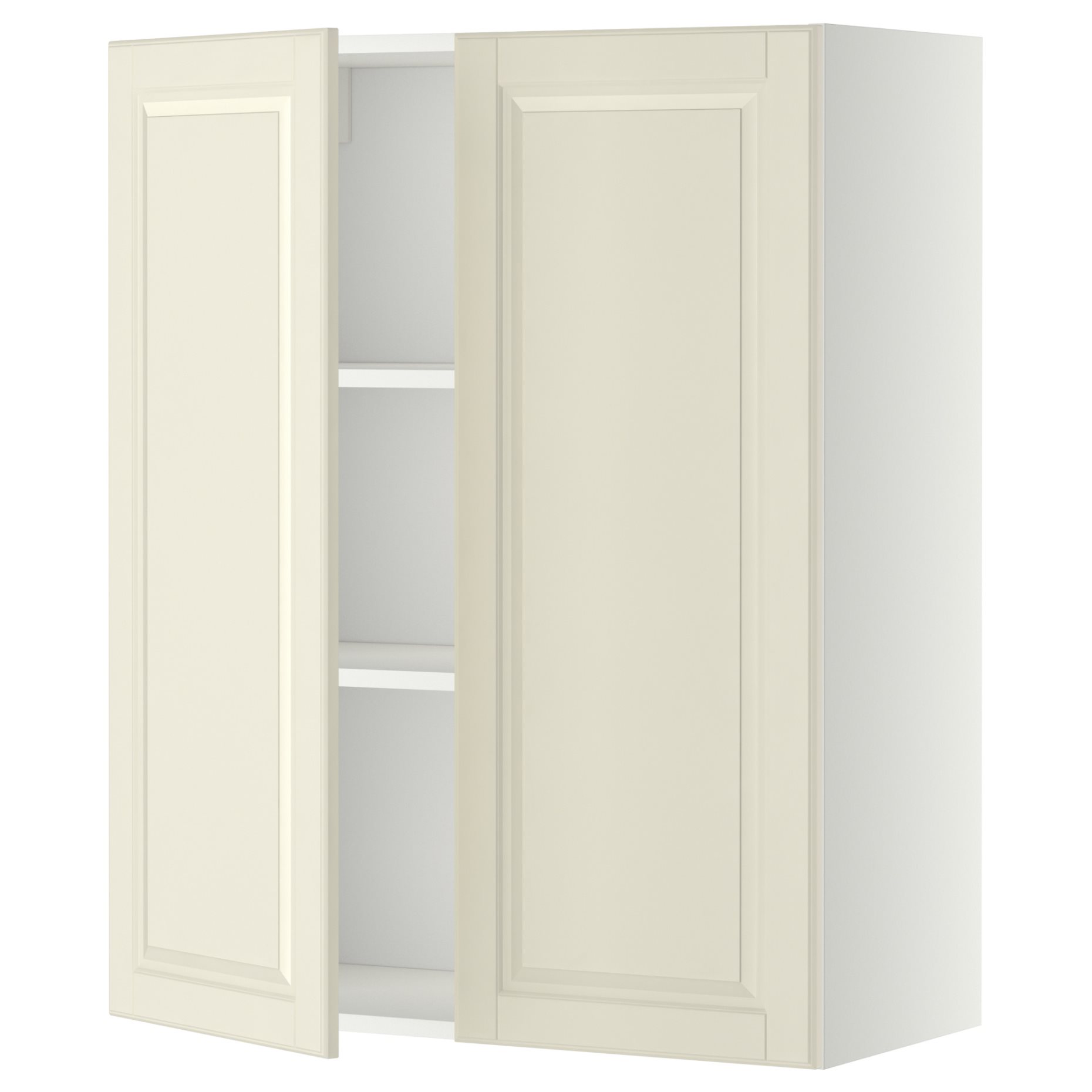 METOD, wall cabinet with shelves/2 doors, 80x100 cm, 794.635.73