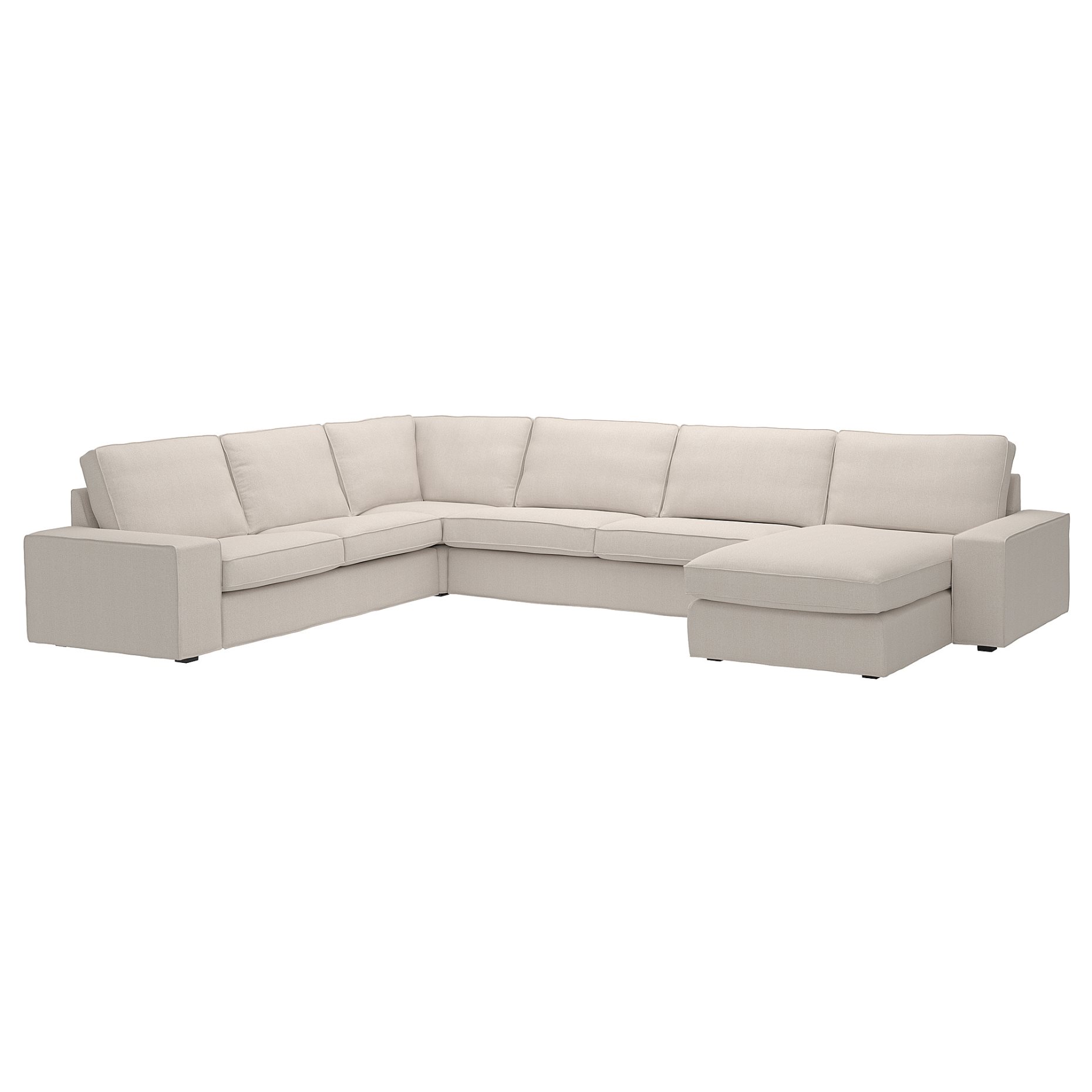 KIVIK, corner sofa, 6-seat with chaise longue, 794.828.78