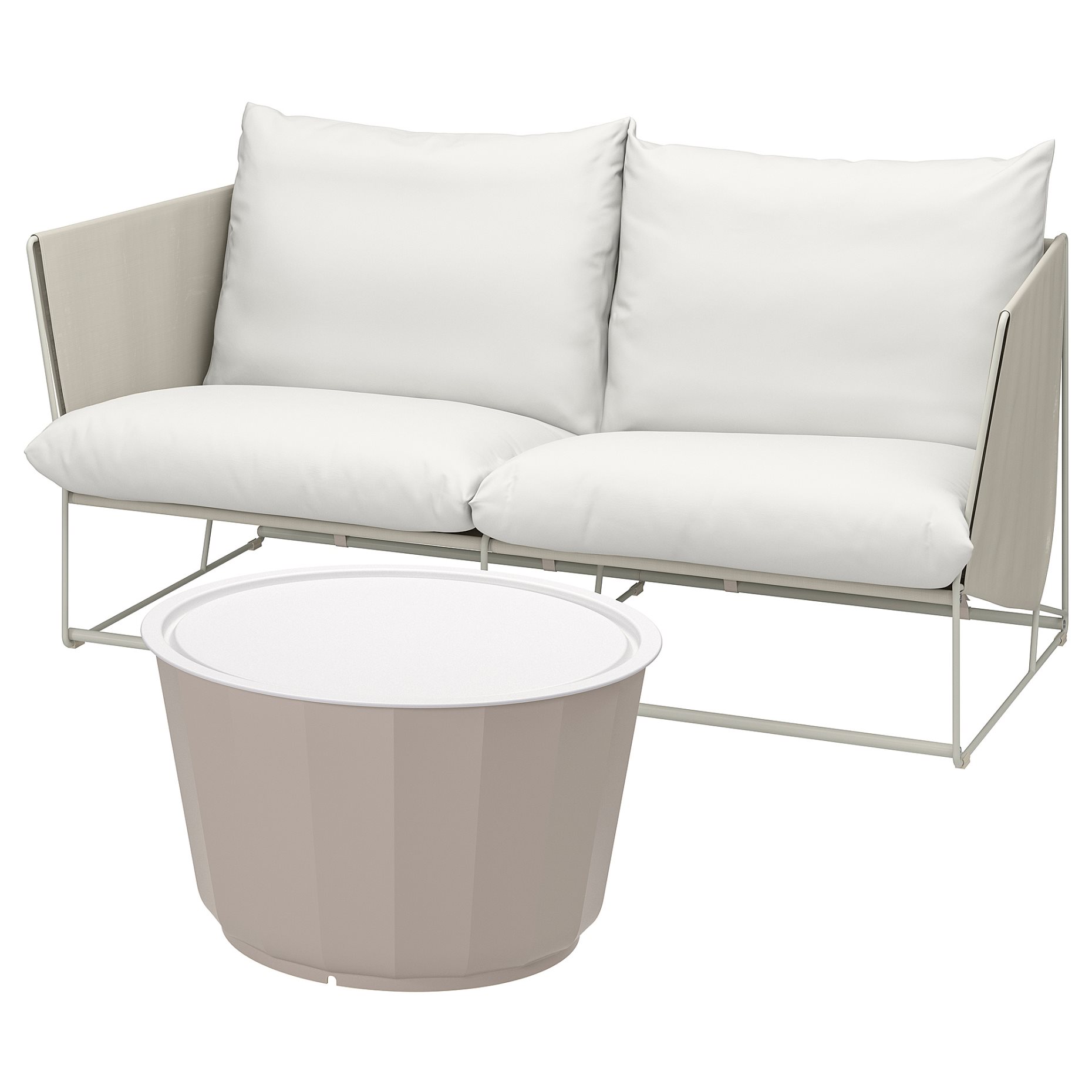 HAVSTEN/LAGASKAR, 2-seat conversation set, outdoor, 794.950.79