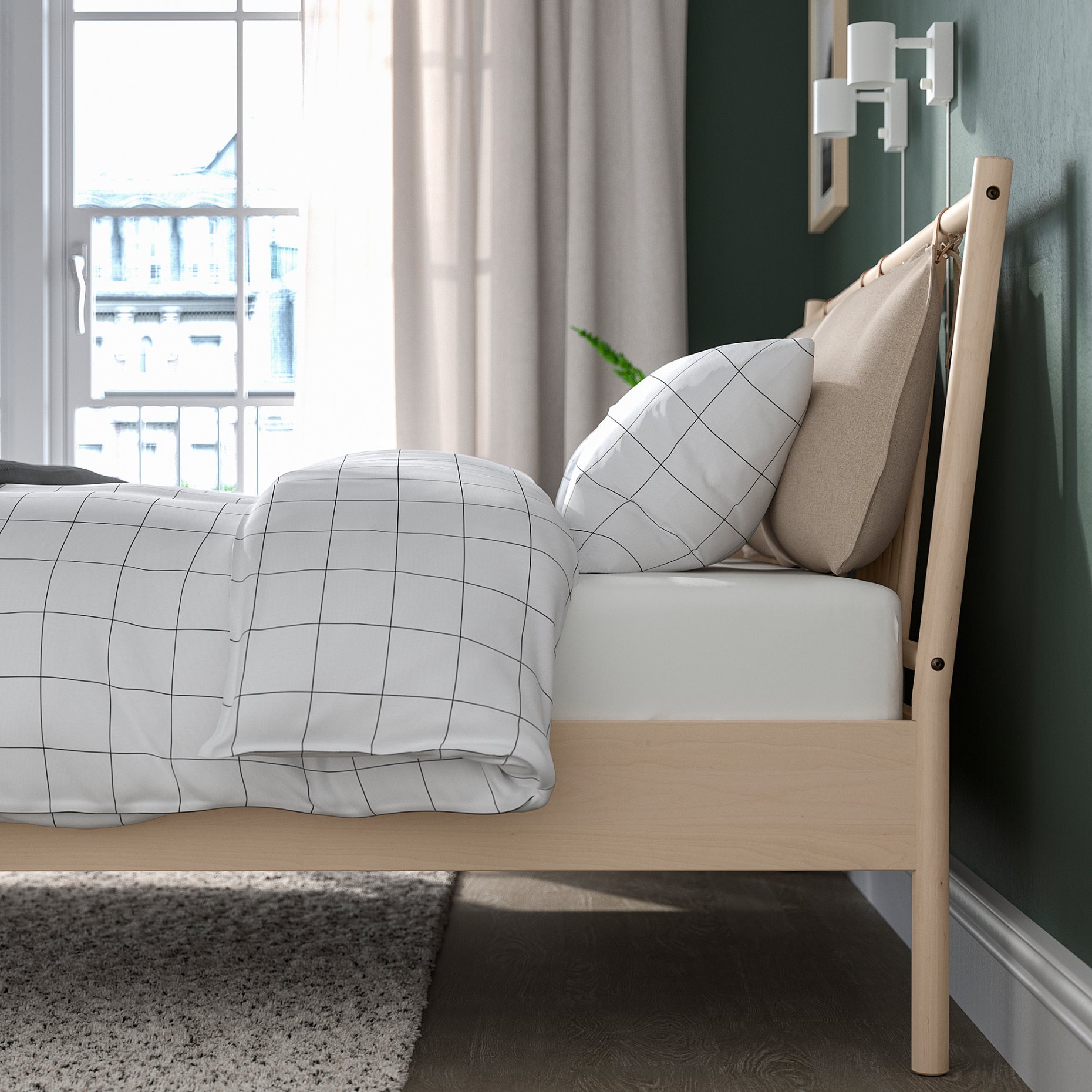 BJÖRKSNÄS, bed frame, 160x200 cm, 795.016.93