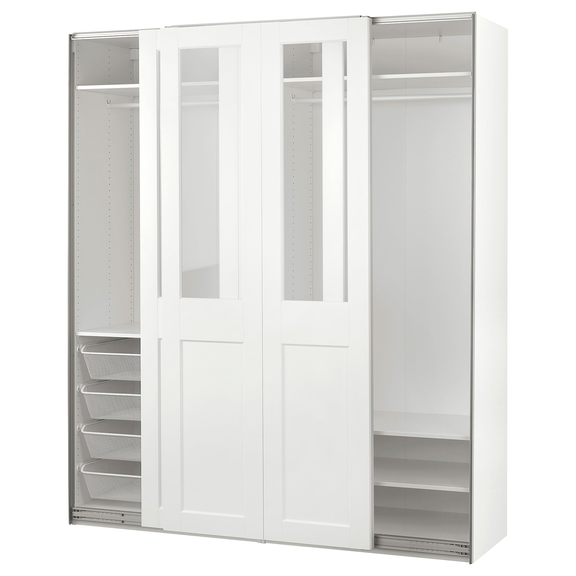 PAX/GRIMO, wardrobe combination, 200x66x236 cm, 795.030.36
