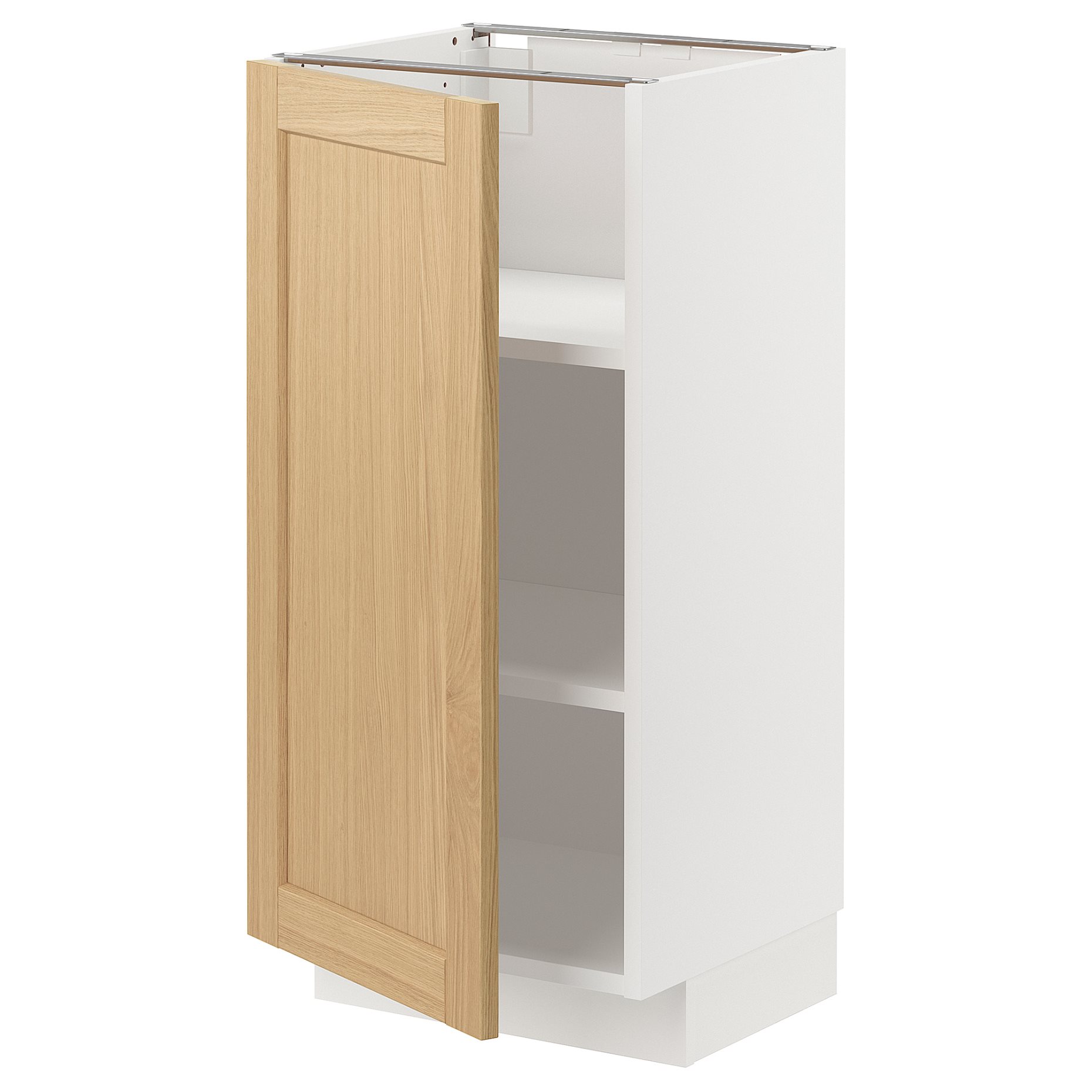 METOD, base cabinet with shelves, 40x37 cm, 795.090.95