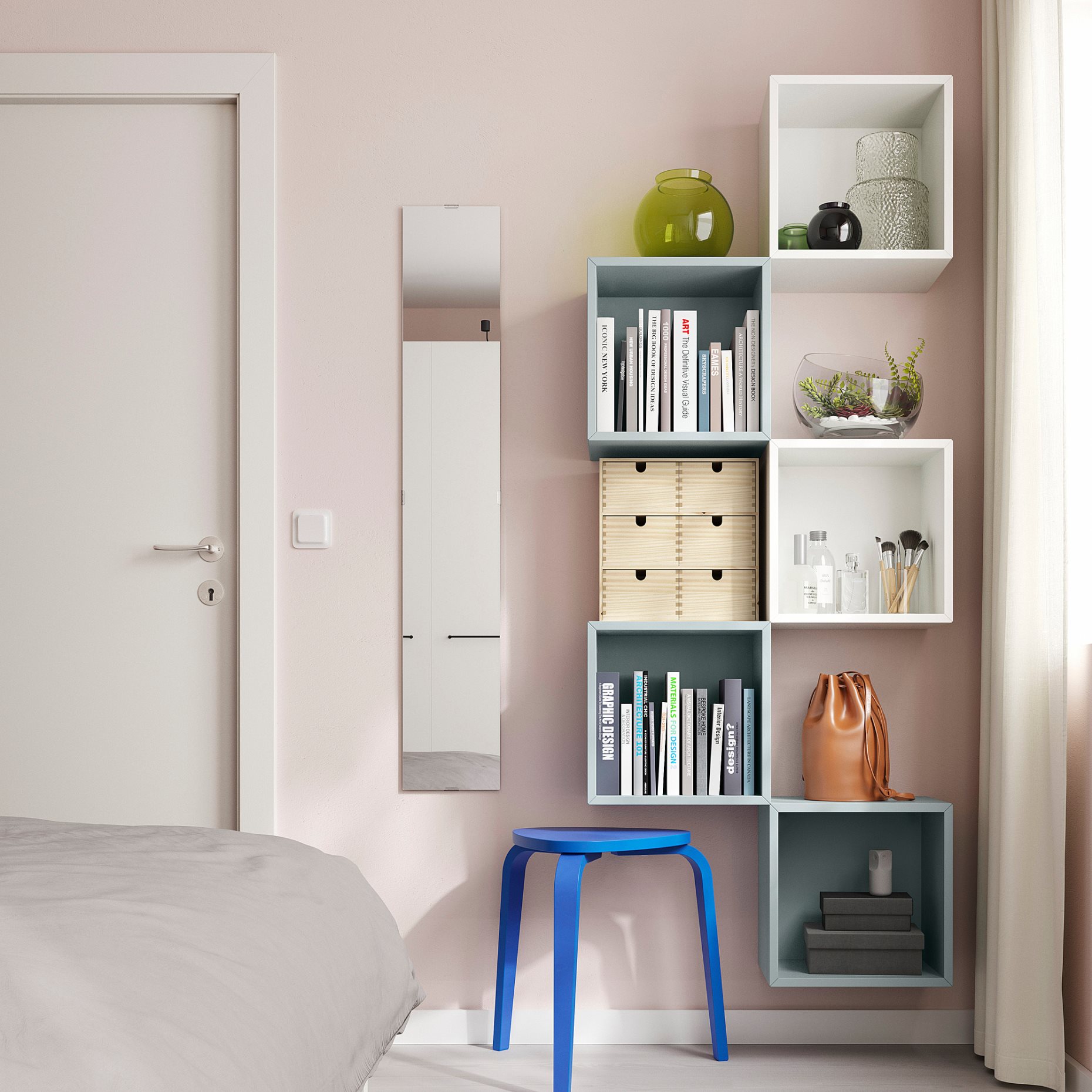 EKET, wall-mounted storage combination, 795.216.72
