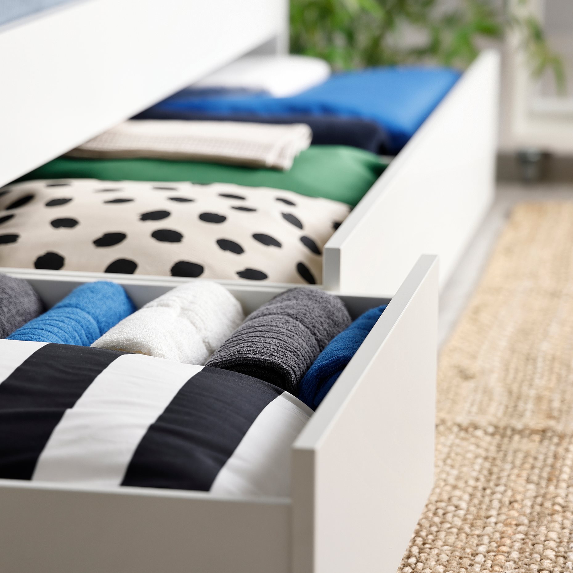 VIHALS, κρεβάτι επισκέπτη day bed με αποθήκευση και 1 στρώμα, 80x200 cm, 795.805.72