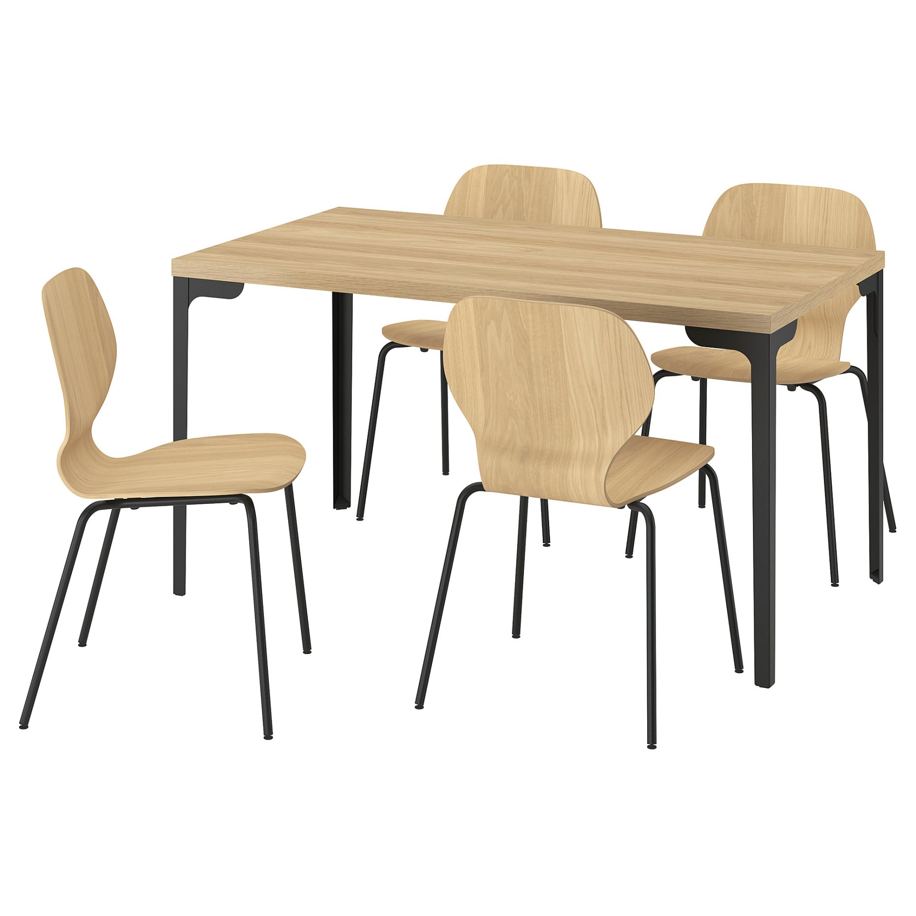 SKÅLSTA, table and 4 chairs, 140x80 cm, 796.092.12