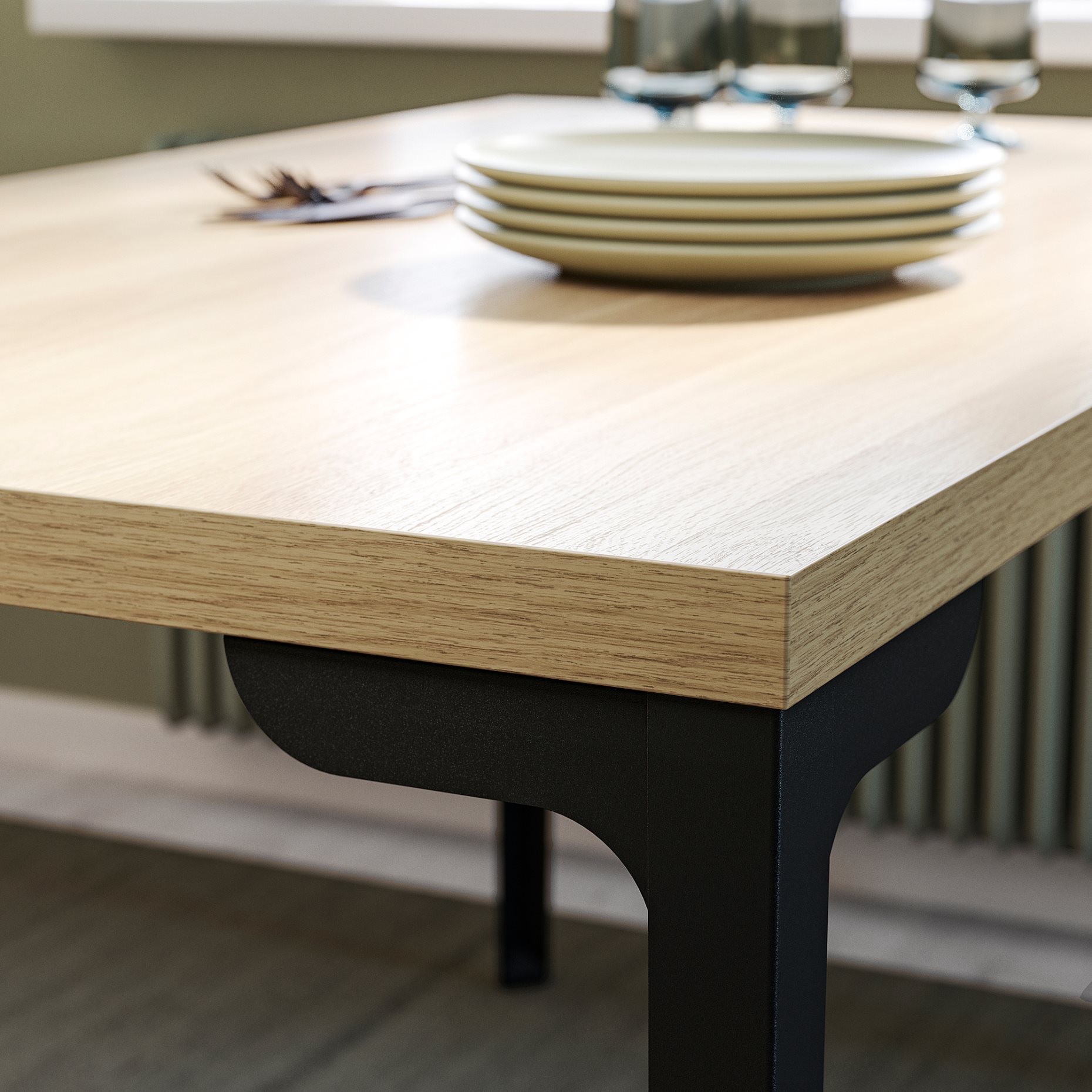 SKÅLSTA, table and 4 chairs, 140x80 cm, 796.092.12