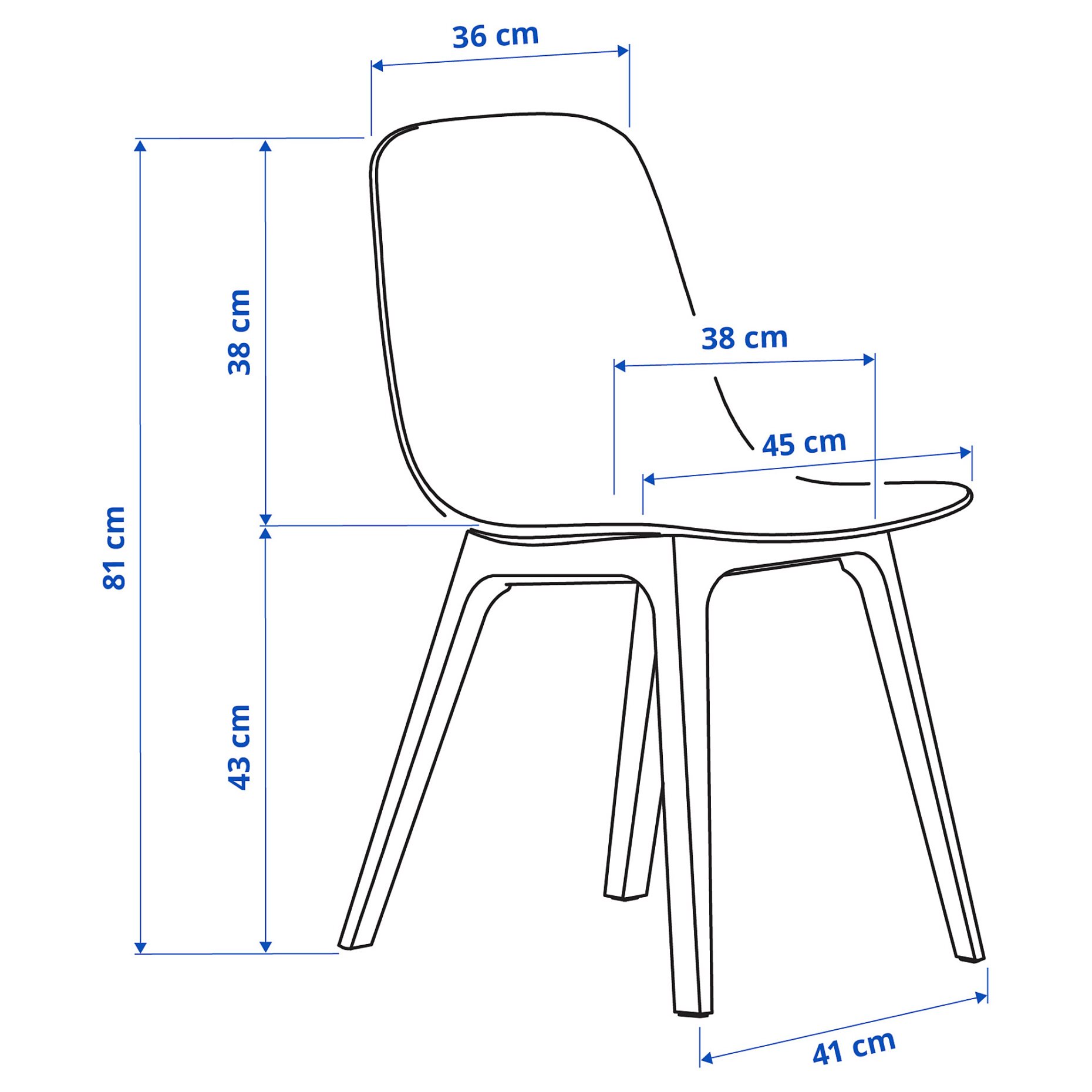 ÅLHULT/ODGER, table and 2 chairs, 80x74 cm, 796.100.60