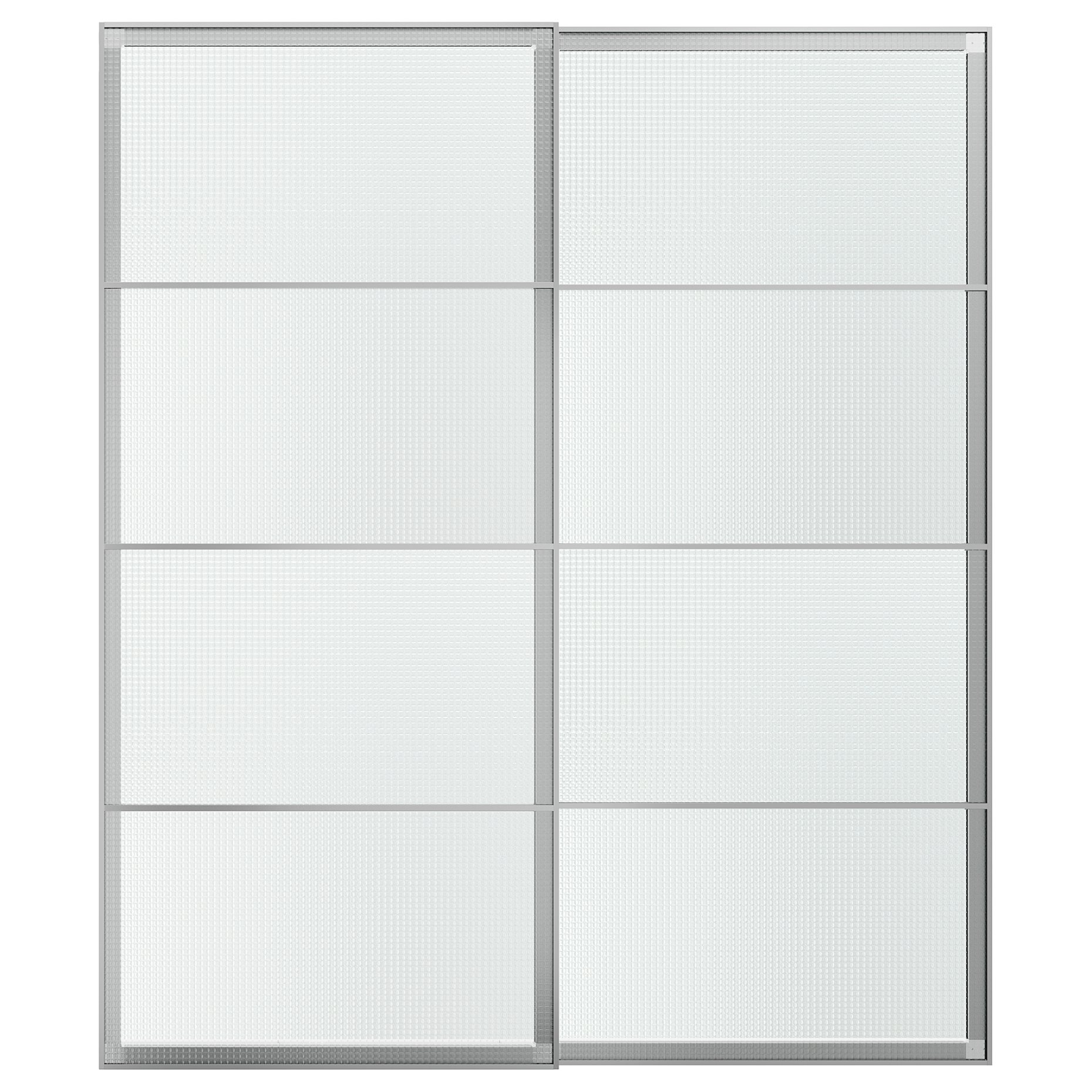 LUNDBRÄSMA, pair of sliding doors, 200x236 cm, 796.190.51