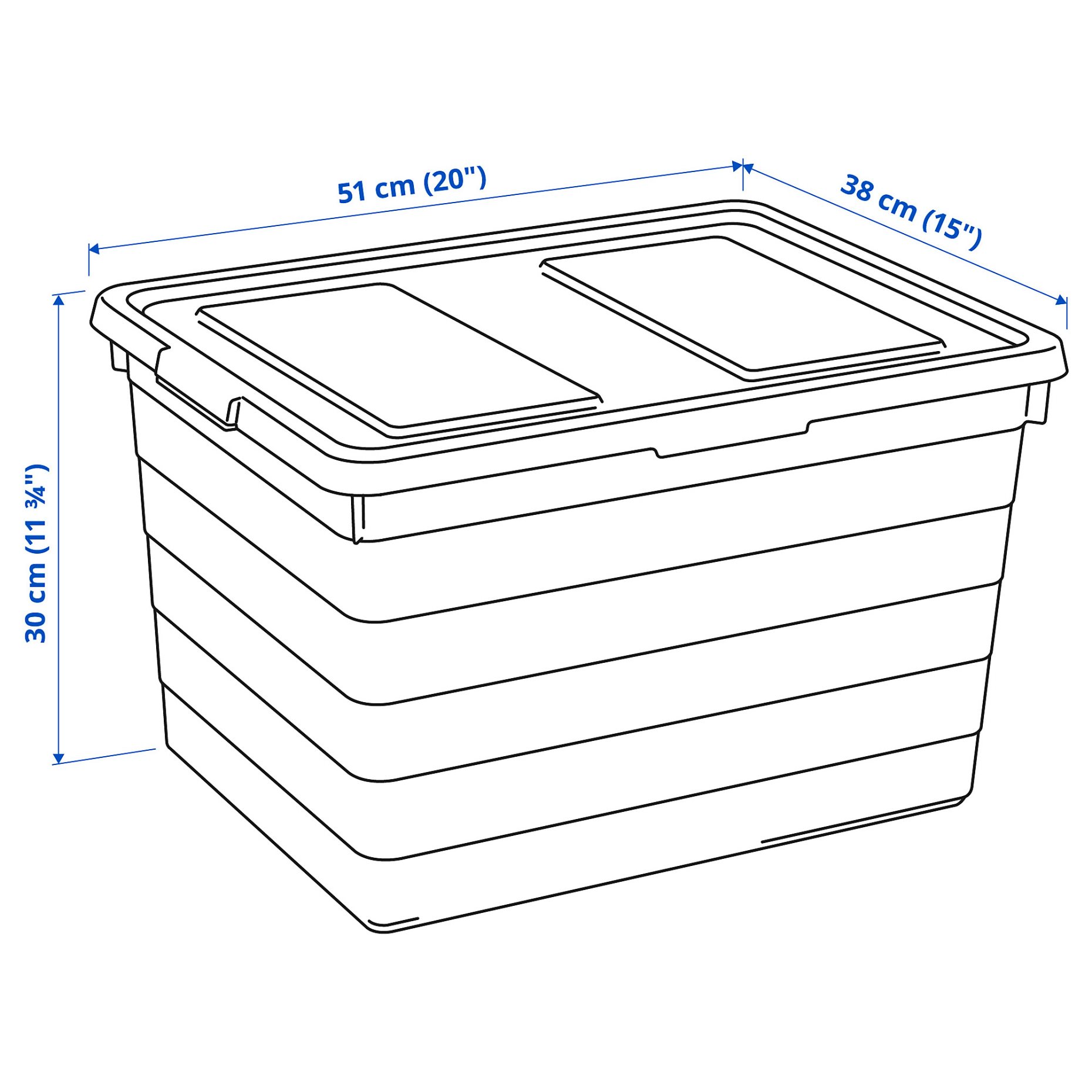 SOCKERBIT, box with lid, 803.160.67