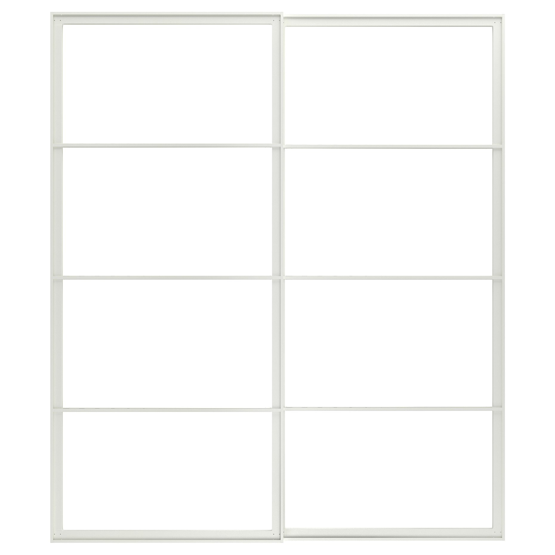 PAX, σκελετοί συρόμενων πορτών με ράγα, 200x236 cm, 804.581.94