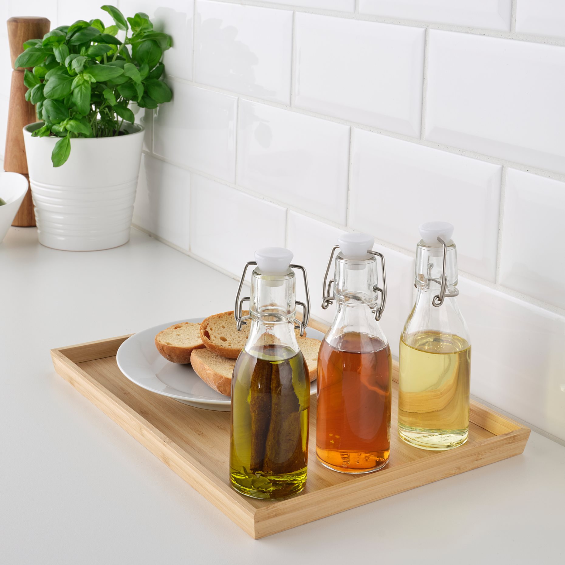 KORKEN, bottle with stopper 15 cl, 3 pack, 804.763.34