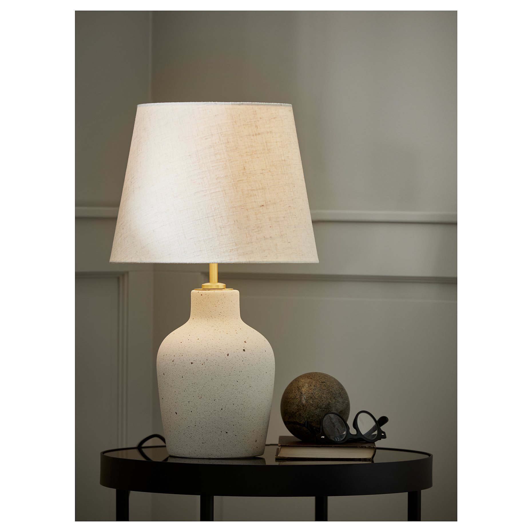BLIDVÄDER, table lamp/ceramic, 50 cm, 805.012.58
