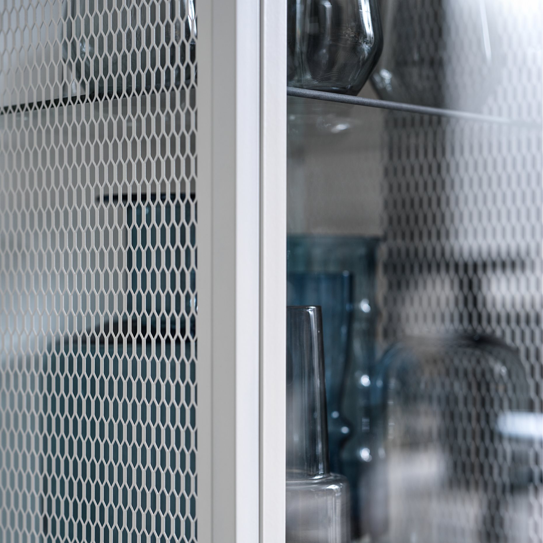 BAGGEBO, ντουλάπι με γυάλινες πόρτες, 34x30x116 cm, 805.029.98